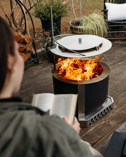 Campfire season, all year round 🔥for your outdoor space. Fire it up 🔥 @Breeo #outdoorliving #design #create #elevate 910-834-4099 #WilmingtonNC #Landscaping #Outdoorliving https://zurl.co/X6SL7