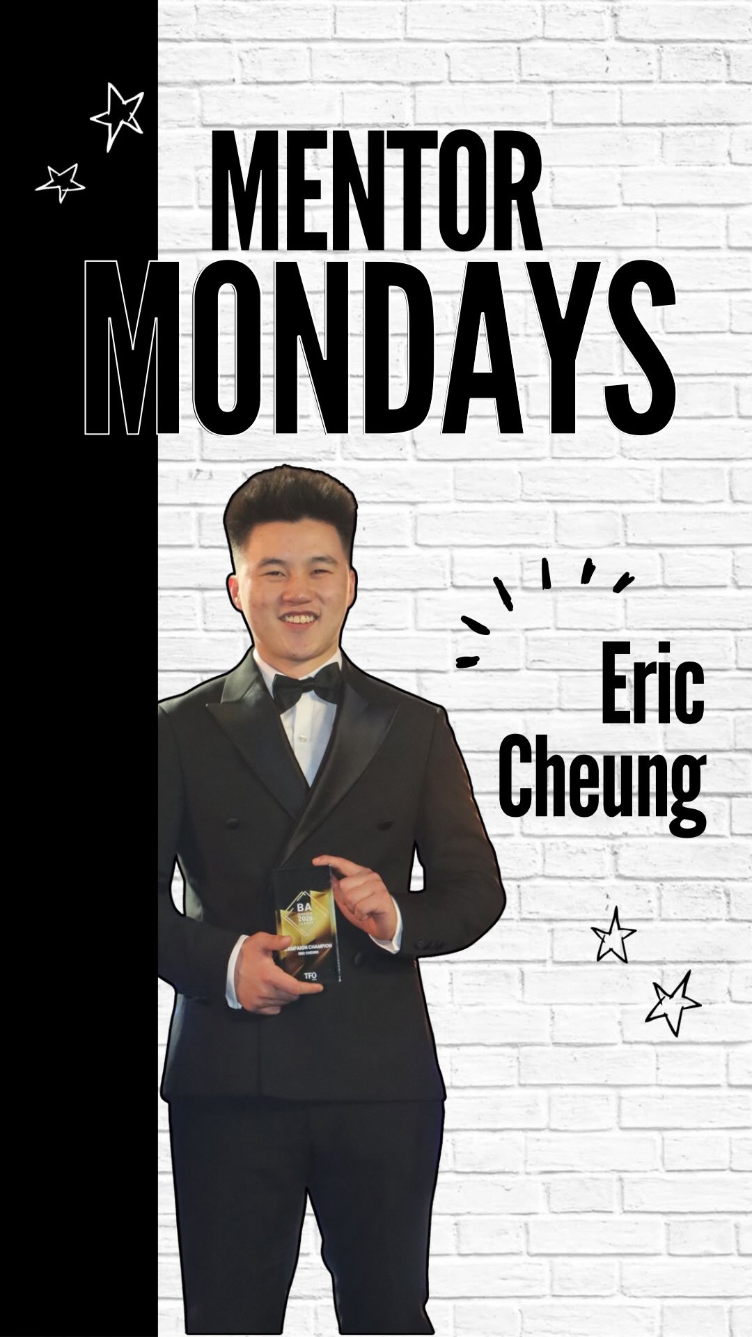 just because is bank holiday doesn’t mean we’re resting.
here’s another episode of mentor mondays! 🚀
today we’re tuned in with eric, talking about what it takes to succeed 🌟
#mentor #entreprenuer #business #sales #development