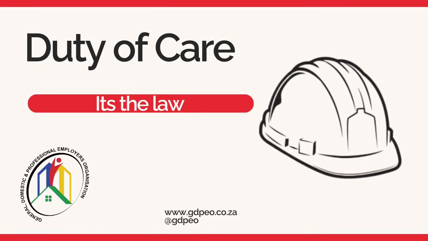Employers are responsible for providing a safe and healthy workplace in line with OHS legislation.
#WorkplaceSafety #OHSCompliance #EmployerResponsibility #GDPEO #SafeWorkplace