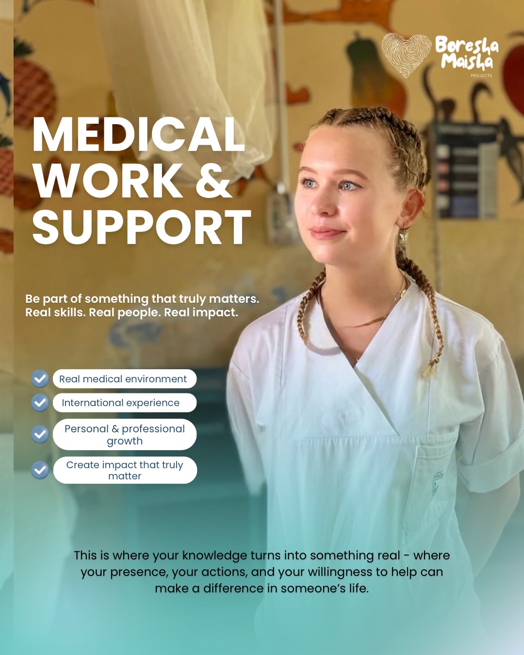 Dreaming of combining medicine, travel & purpose? 🩺🌍
👉 The Medical Work & Support Program in Zanzibar is more than volunteering - it’s an opportunity to support communities where healthcare resources are limited while gaining meaningful hands-on experience alongside local medical professionals.
✨ Gain hands-on experience
✨ Learn in a real medical setting
✨ Experience a new culture
✨ Create impact that truly matters
🏥 Join our Medical Work & Support Volunteer Program in Zanzibar and gain valuable experience while helping local communities.
💙 Make an impact while growing yourself.
📩 Interested? Get in touch for more information 🫶
#volunteering #volunteeringabroad #medicalcare #zanzibar #volunteeringzanzibar