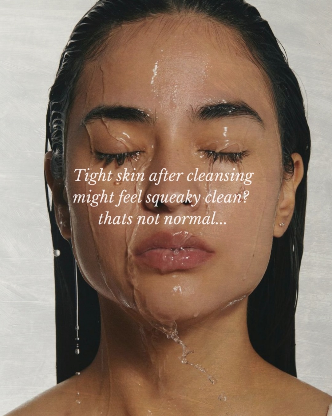 If your cleanser leaves your skin tight… it’s doing too much 🚫
Over-reactive cleansers strip your skin, disrupt your barrier & trigger more oil, sensitivity and breakouts.
Healthy skin should feel calm, not squeaky.
That’s why DMK focuses on gentle, functional cleansing ✨