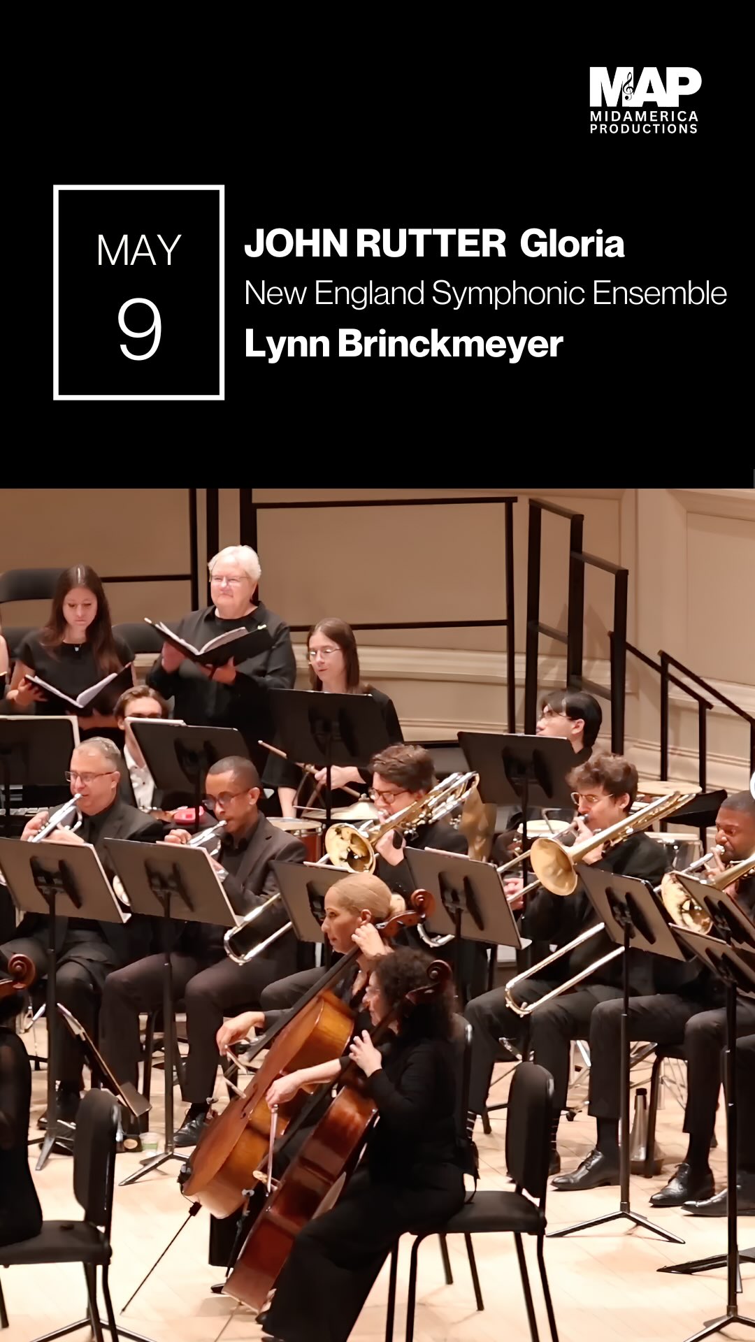 🎉 Bravo!! An incredible brass moment from the New England Symphonic Ensemble during John Rutter’s Gloria at Carnegie Hall on Saturday, May 9, 2026! 🎺
✨ Led by maestra Lynn Brinckmeyer, this thrilling performance featured powerful artistry from the orchestra alongside outstanding participating choruses:
- Texas State University Alumni Choir, United States (Lynn Brinckmeyer, Director)
- Marywood University Concert Choir, Scranton, PA (Rick Hoffenberg, Director)
- Pompton Lakes High School Concert Choir, Pompton Lakes, NJ (Christopher Nappa, Director)
Congrats to everyone who performed! 👏🎶
#CarnegieHall #JohnRutter #BrassSection #OntheMAP