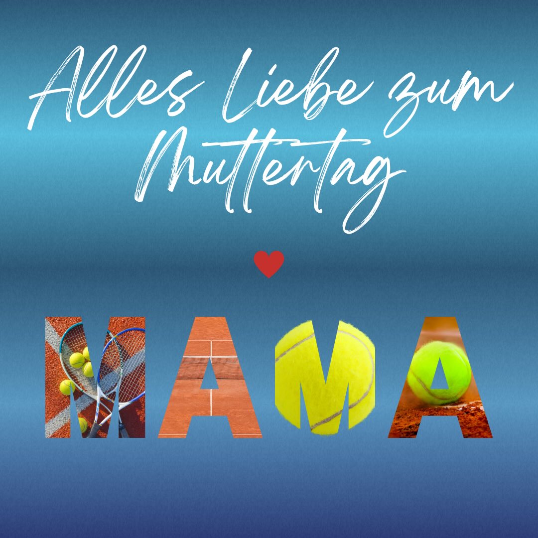 Wir wünschen allen Müttern einen wunderschönen Muttertag ☀️🎾🌸
Ihr seid die Besten 💙🤍
#muttertag #danke #diebesten #ohneeuchgehtesnicht