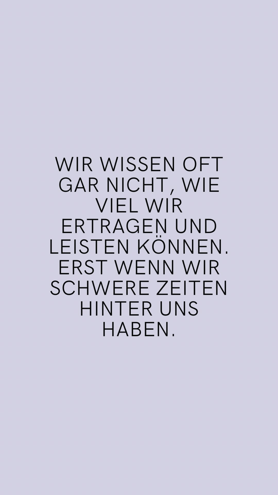 Wir wissen oft gar nicht, wie viel wir ertragen und leisten können. Erst wenn wir schwere Zeiten hinter uns haben und einen Moment innehalten, wird uns bewusst, wie stark wir wirklich sind.
Nimm dir heute einen Augenblick und erinnere dich daran, was du bereits alles geschafft hast. An die Momente, in denen du dachtest, du schaffst das nicht und es trotzdem getan hast.
Vielleicht erkennst du dabei etwas Wichtiges:
Vieles von dem, was dich durch schwere Zeiten trägt, steckt längst in dir. 🤍
