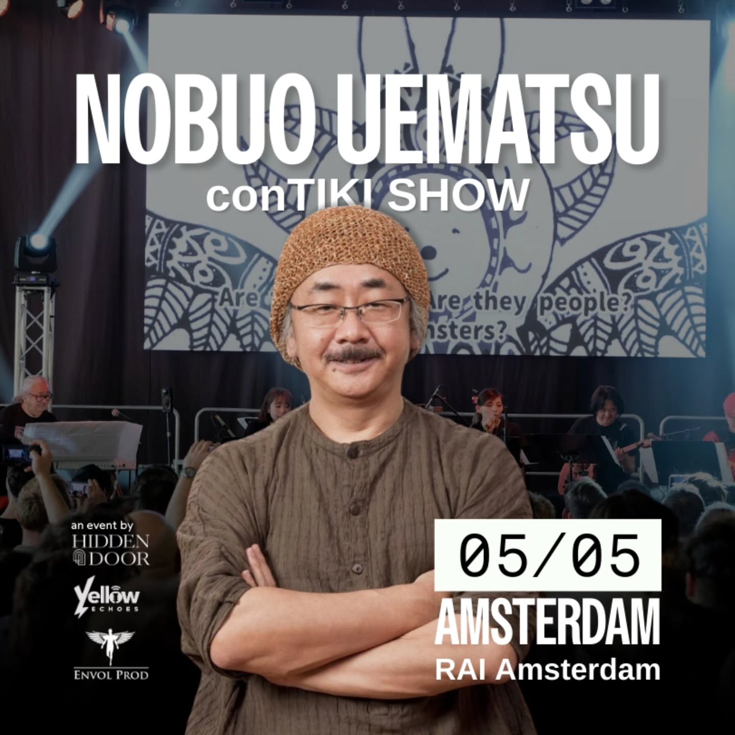 Nobuo Uematsu conTIKI show in Amsterdam
Last M&G tickets available in the next
link:
https://my.weezevent.com/nobuo-uematsu-amsterdam-mg
See you tonight !
@nobuo_uematsu_official
#nobuouematsu
#contikishow
#raiamsterdam