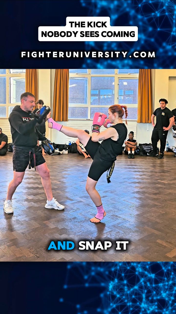 The front snap kick (mae geri) in #karate is a fundamental #martialarts strike. #mma #kickboxing #muaythai