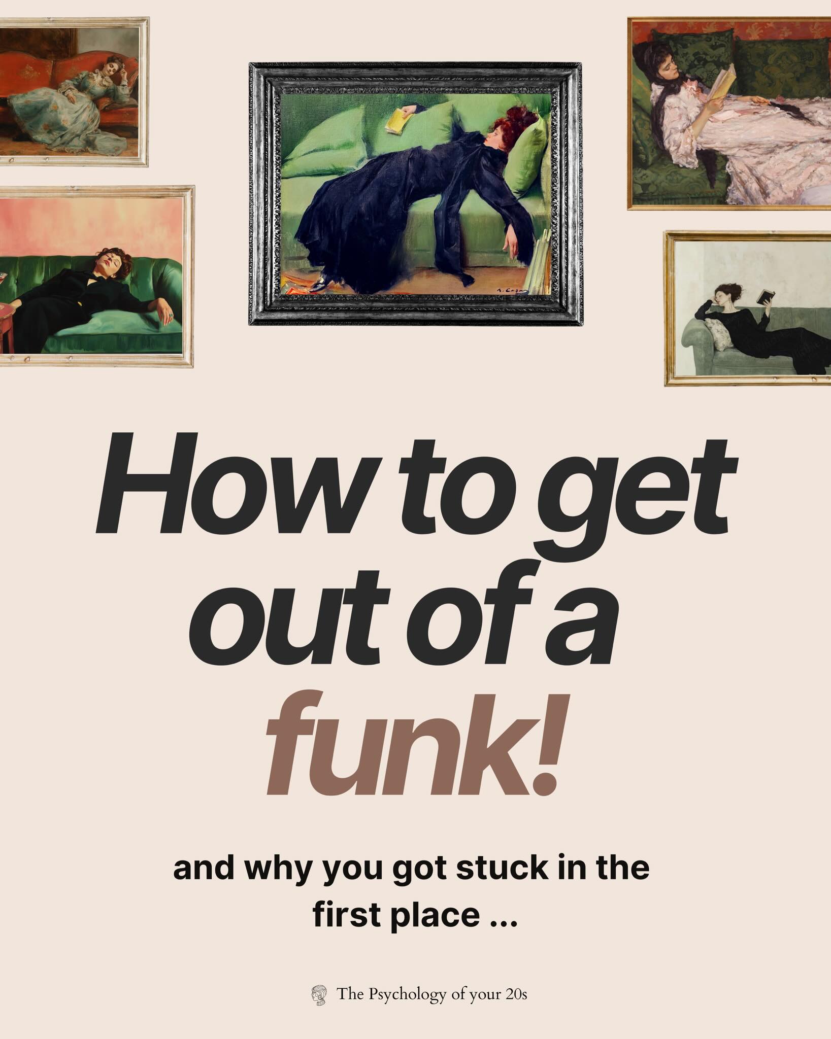 Our definitive guide to getting out of a funk!
For the full episode + five more psychological backed tips, comment ‘FUNK’ and I’ll send you the full episode!
🍀Happy listening🍀
#inarut #burnout #psychology #psychologystudy #podcastrecommendations