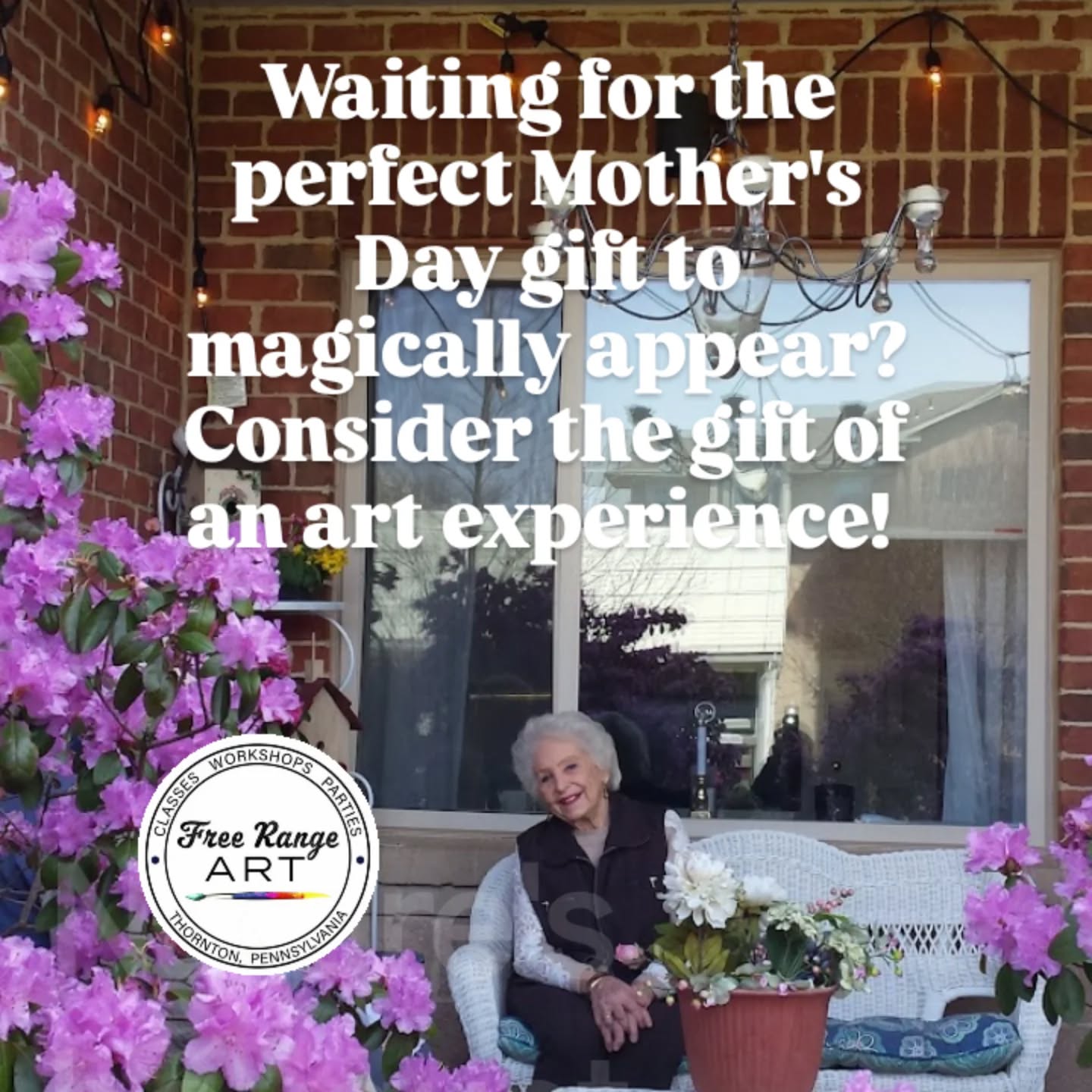 We know that Moms really want the gift of time. Time spent with you... Time spent with friends. Time spent doing anything other than "Mom" things. We have a variety of art experiences that are beginner-friendly, and we also sell gift cards! Everything is on our website. Check it out and as always let us know if we can help in any way... ❤️