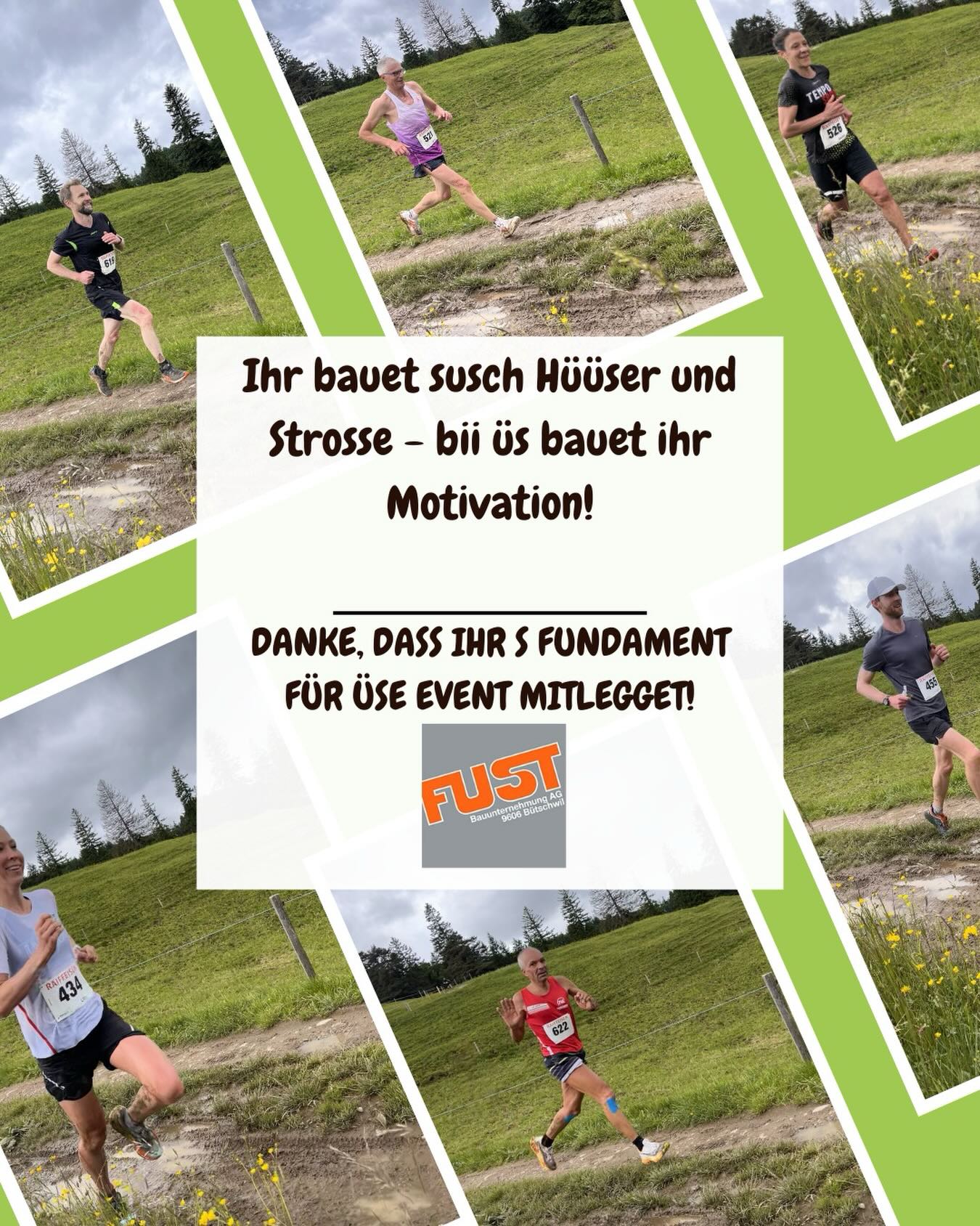 Danke @fust_bauunternehmung_ag für euii Understützig! 🤗
#fustbauunternehmungag #trailrun #bütschwil #toggenburg #competition
