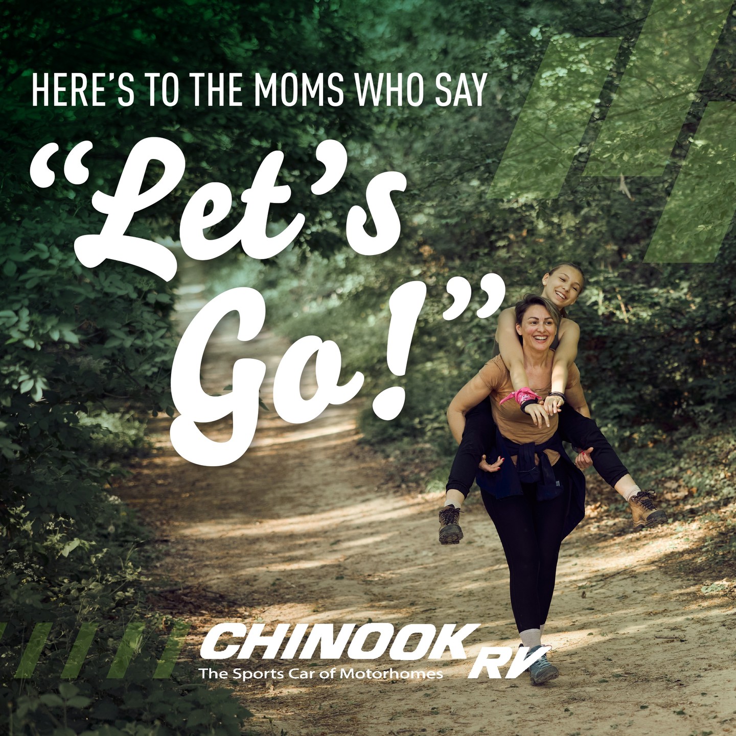 Here’s to the moms who say “let’s go.” 🙌
The ones who turn road trips into lifelong memories and every destination into something special.
Happy Mother’s Day from all of us at Chinook RV.
#ChinookRV #MothersDay #AdventureAwaits #RVLife #FamilyTime