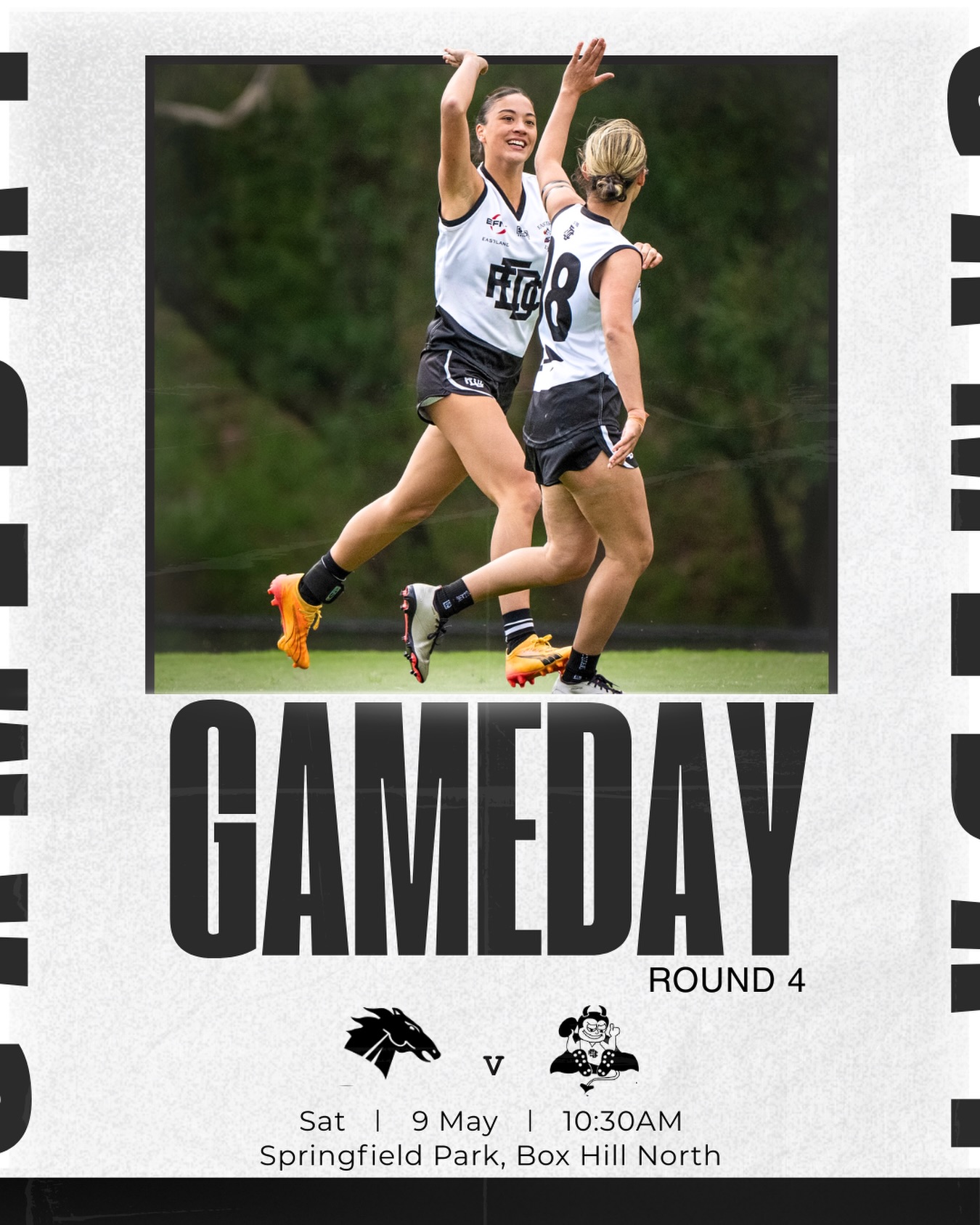 Tomorrow, our Seniors take on Whitehorse on their home deck; while our Ressies enjoy a well-earned weekend off with a scheduled bye 🧘🏻♀️