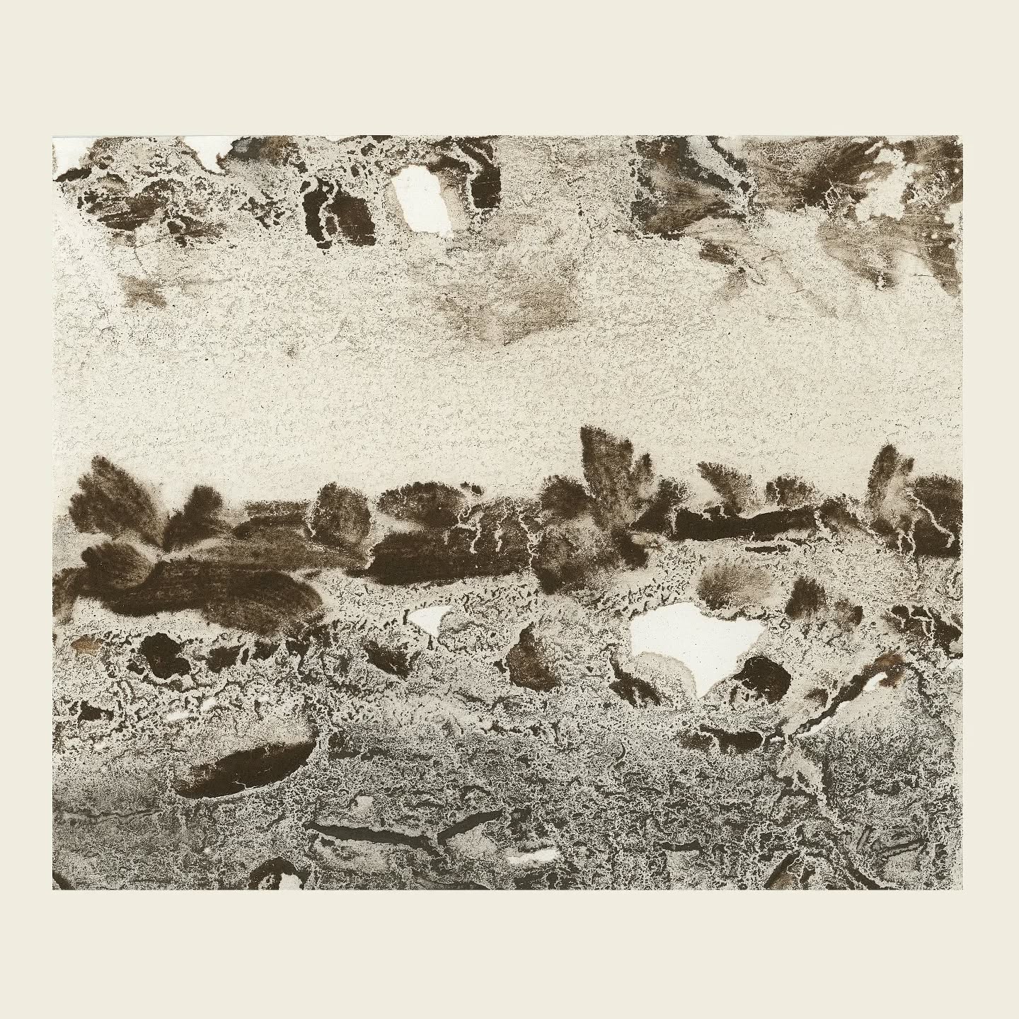 Sun of spring
Ink from ashes, iron rich mud and composted willow leaves