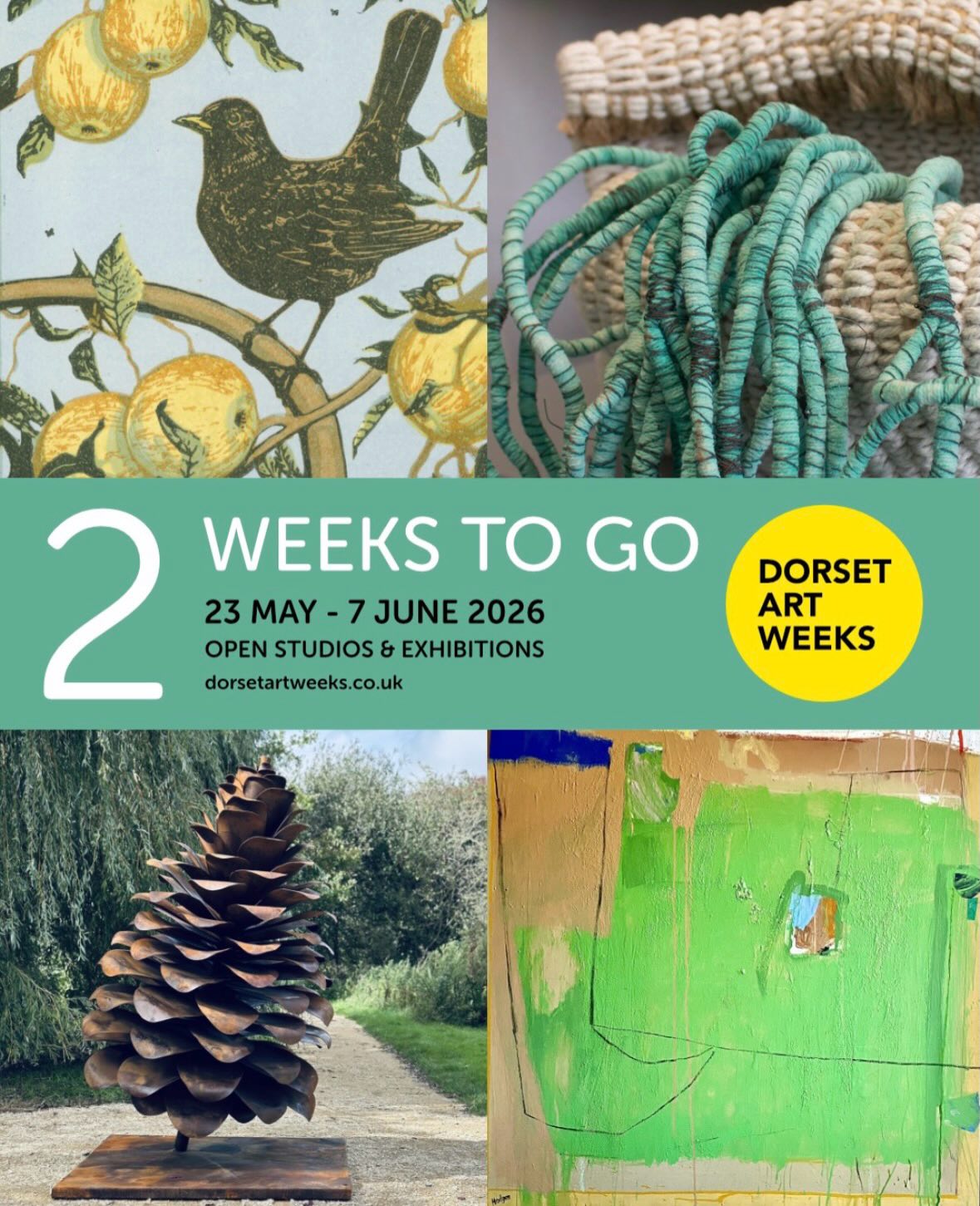 Hi to all our wonderful followers, apologies that weโve been quiet over the last few months, weโve got alot of great little projects and preparations going on in the background.
Iโm excited to say we will be opening up our workshop to the public for @dorsetartweeks this year!! We will have a mix of sculptures displayed within our beautiful country cottage garden as well as David making new pieces within the workshop. We would love to see you so come on down and pay us a visit to see our sculpture on display.
Venue number: 285
We look forward to seeing you all!!
#dorset #dorsetartweeks #sculpture #metalwork #design