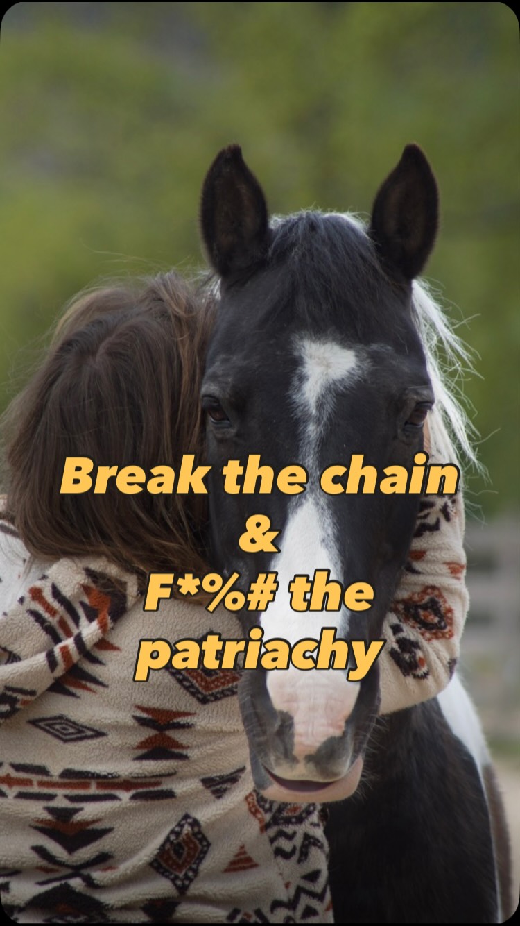More an more people are waking up and realise that that way that we grew up with horses, our seemingly “normal” behaviour and relationships are hurtful and abusive to the horse. And one of the biggest issues with it is, that it is so normalized that asking questions, speaking up or choosing differently are seen as difficult or even wrong.
When I started as a behavioural therapist for horses 14 years ago…People were only willing to change if the horse showed “behaviour” that they could not handle anymore. Now times are changing 🙌❤️✨ I love the role of social media in this and mostly and above all: the role of every single person that stepped up, spoke up and found a new way.
I love you! All of you!🤟 f%#* the patriarchy!! Break the pattern! Free your mind, save a horse’s heart and spirit. There are a million different ways to discover and to heal from these past patterns. And we are totally here for it. 🙏✨
#horse #healingwithhorses #equinetherapy #horseofinstagram