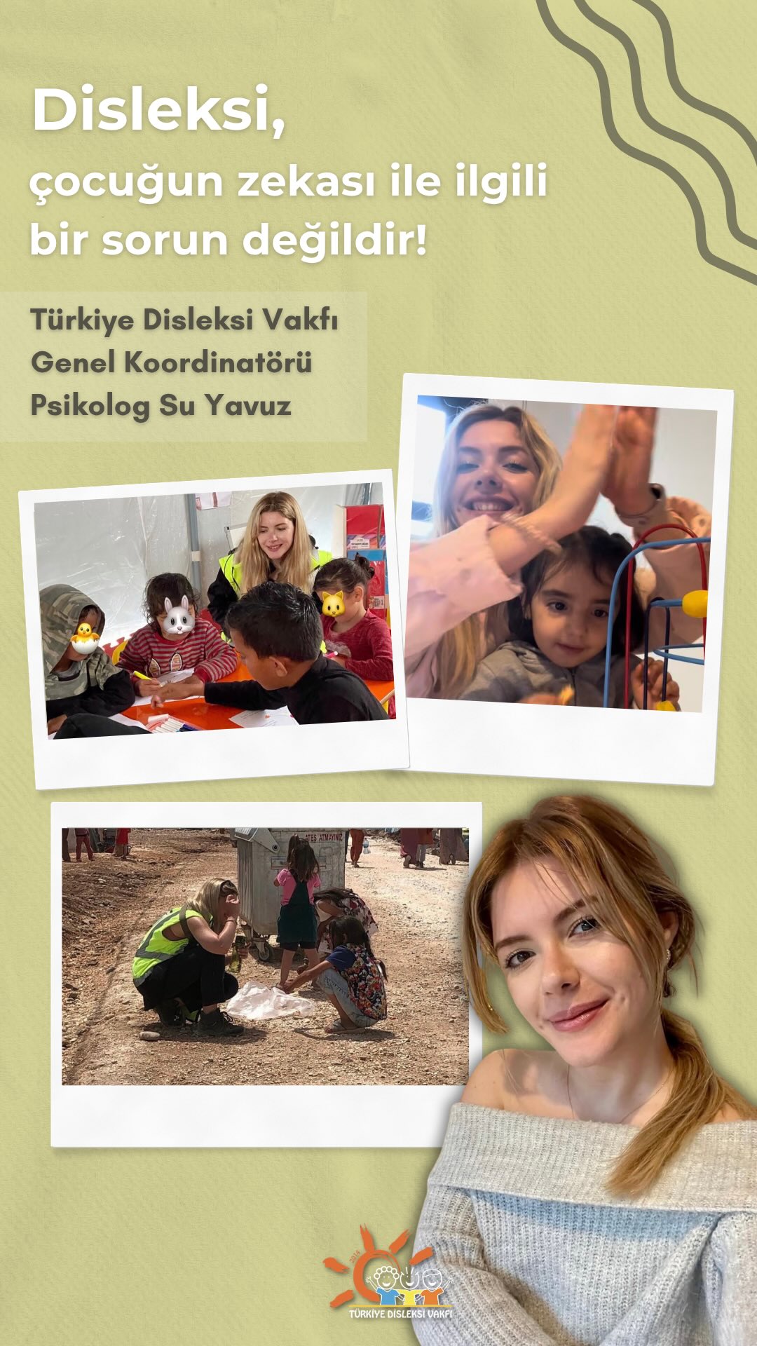 Vakfımız Genel Koordinatörü Psikolog Su Yavuz ile disleksiyi konuşuyoruz.
Su Yavuz, kendisi de dehb ve disleksi tanılı bir birey olarak uzun yıllardır sahada çocuklar ve ailelerle çalışıyor; aynı zamanda vakıf bünyesinde sayısız çocuğun eğitim ve gelişim yolculuğuna eşlik ediyor.
Bu videoda disleksinin bir zekâ sorunu olmadığını, bireyin öğrenme biçimindeki farklılıklardan kaynaklandığını ve doğru destekle potansiyelin nasıl ortaya çıkabildiğini ele alıyoruz. 🌱
Disleksiyi anlamak, çocukların yalnızca akademik değil; duygusal dünyalarına da temas edebilmenin en önemli adımlarından biri.
#disleksi #dyslexia #nöroçeşitlilik #learningdisabilities