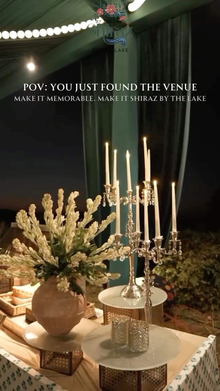 Memories are better by the water. ✨ Shiraz by the Lake: Your destination for birthdays, corporate events, and everything in between. Let’s make it memorable together. 🥂✨
#ShirazByTheLake LakeSideVenue #EventAesthetics #PartyPlanning #SunsetVibes LuxuryEvents BirthdayVenue CorporateEvents AnniversaryCelebration GoldenHour VenueInspo DreamEvents WeddingDecor MemorableMoments
#bhopal