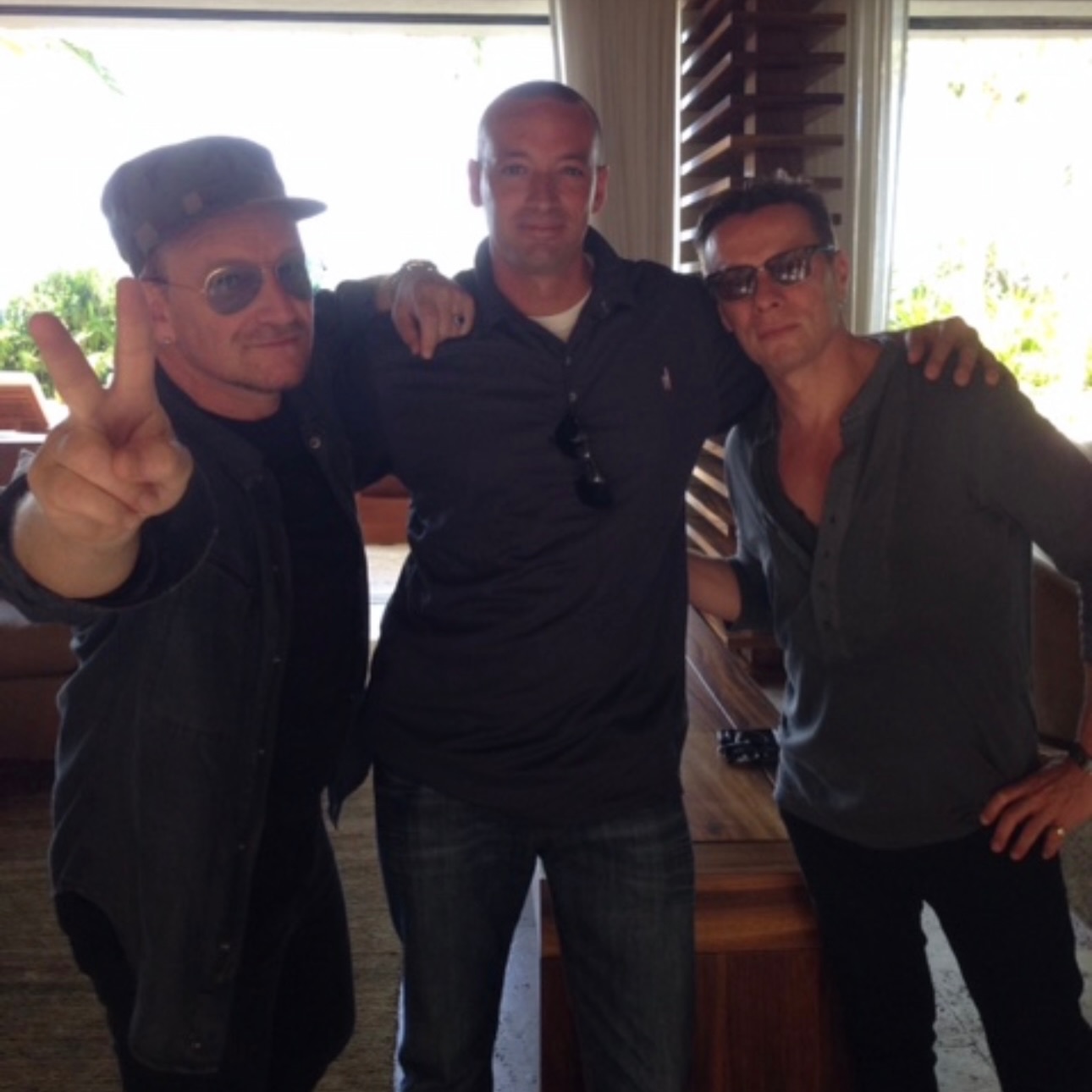 Hanging with the boys from @u2 in Cabo San Lucas, Mexico.
Going back a few years but after dinner and while driving through town, we passed a karaoke bar. “Let’s go in” was the shout — and in we went. Next thing, Bono’s on the mic, Edge on guitar, Larry on drums. The locals had no idea what had just walked through the door.
Top fellas and down to earth. How it should be.
#u2 #bono #music #famous #band