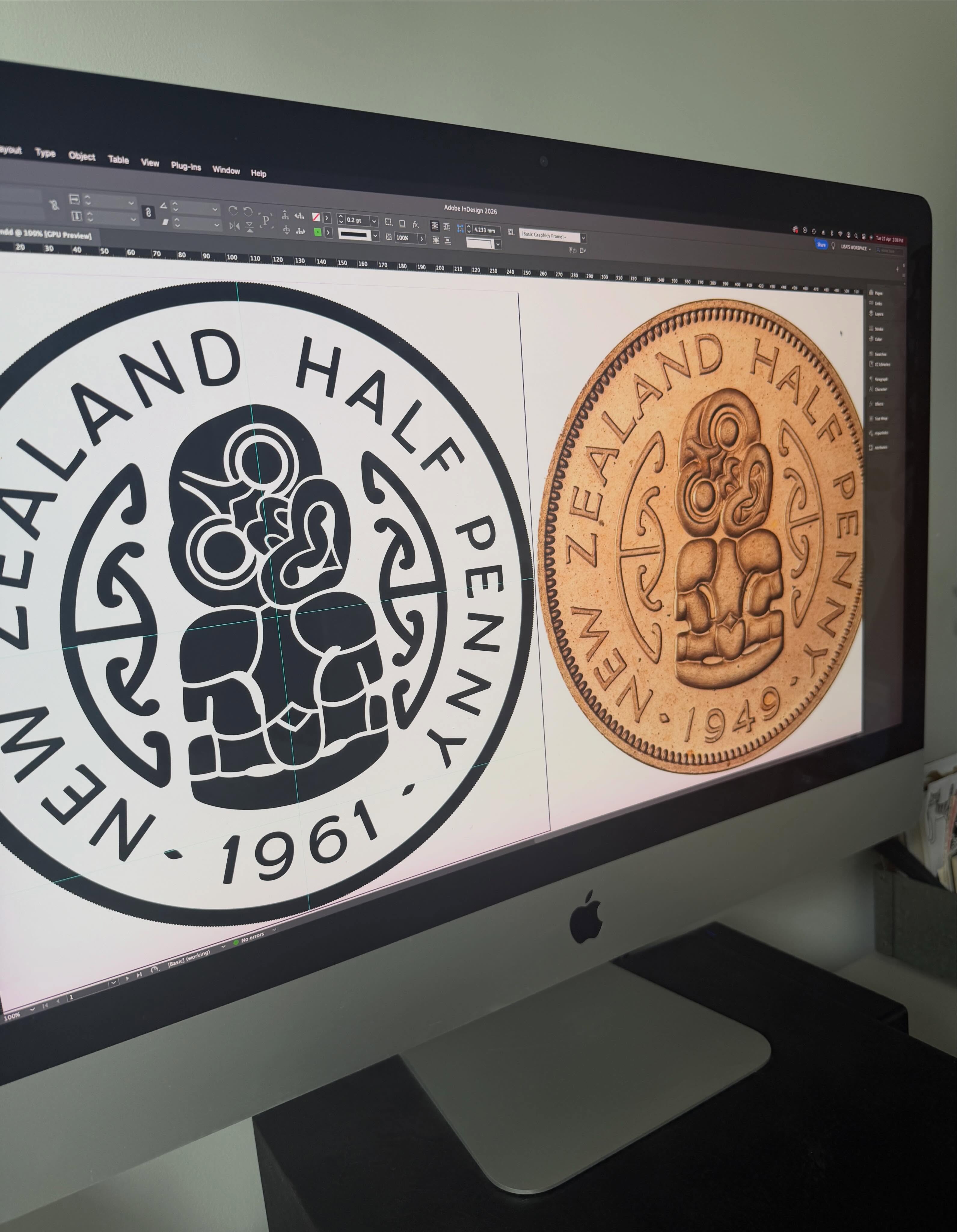 We’ve been busy working on a new coin design…