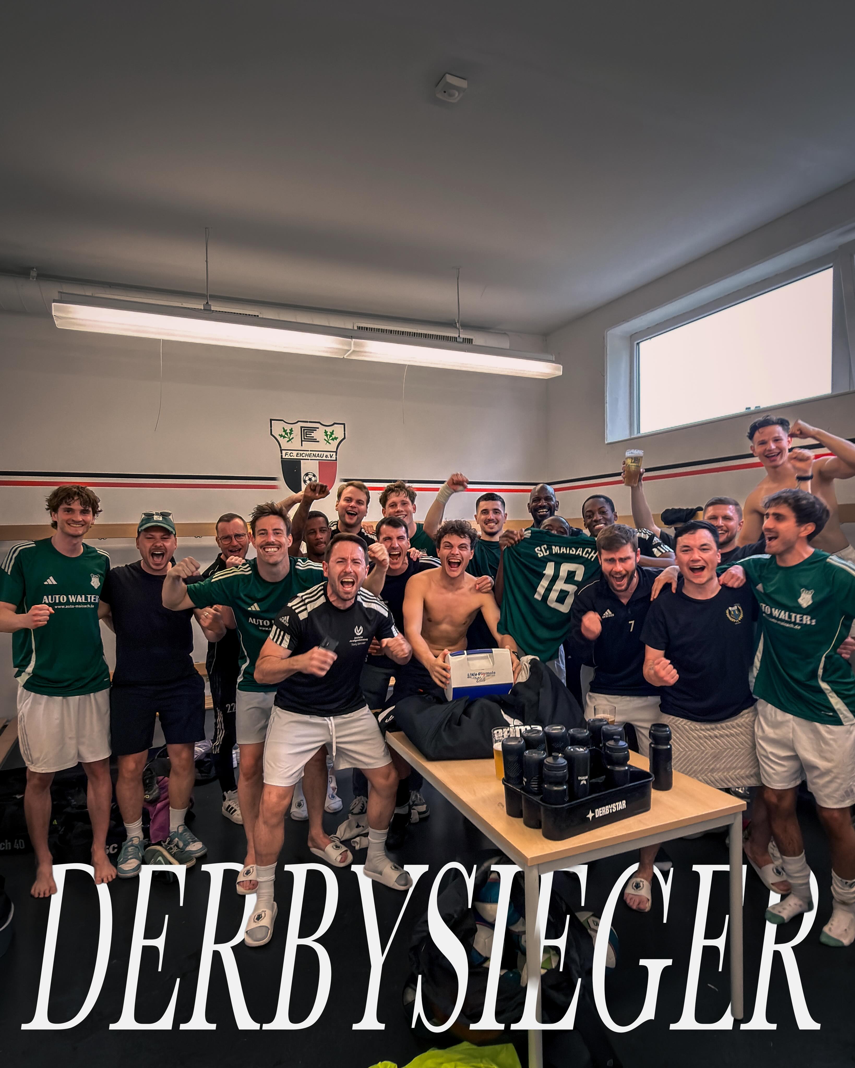 🔊 SAG MAL MAAAAAISACH 📣
Unglaublich, was unsere Erste gestern abgeliefert hat! So unglaublich schlecht die Leistung war, umso unglaublicher ist es dann den Rückstand in Unterzahl noch in den Schlussminuten zu drehen! ❤️🔥
⚽️⚽️ Jean-Philip Rinklif
Ein weiterer Schritt in Richtung Klassenerhalt wurde damit gemacht. In den kommenden beiden Wochen heißt es Favoriten ärgern und so viele Punkte wie nur möglich abtrotzen, bevor es am letzten Spieltag gegen den direkten Konkurrenten aus Aich geht! 💪
Danke auch alle Fans, die den Weg am Muttertag nach Eichenau gefunden haben! Ihr wart eine brutale Unterstützung für unsere Erste! 💚
#wirsindmaisach
