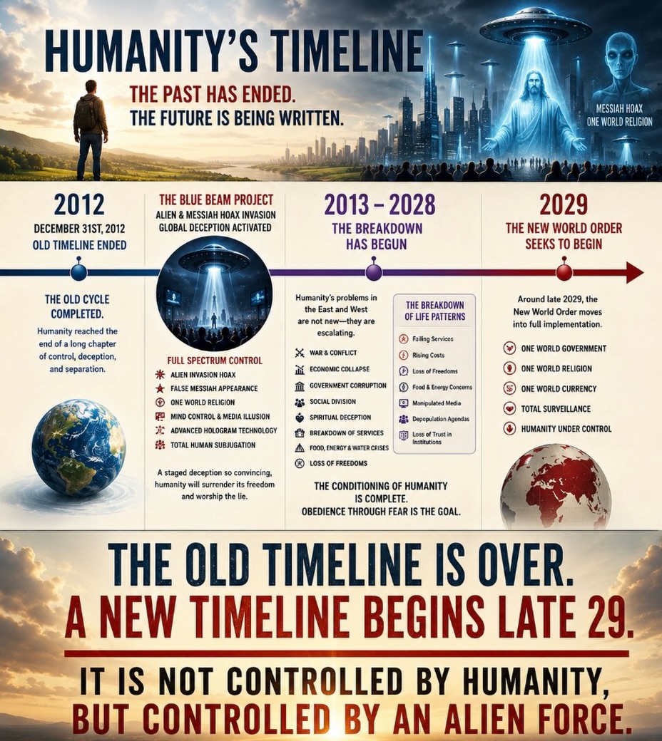 I will be talking on all of this and more in my up coming live soon please stay tuned #HumanitysTimeline #TimelineShift #NewWorldOrder #BlueBeam #SpiritualAwakening GlobalShift FutureHumanity TruthSeeker HiddenTruth ConsciousnessShift TheGreatAwakening WorldEvents AlienAgenda SpiritualTruth MassAwakening EndOfTheOldWorld NewTimeline CollectiveConsciousness AwakenTheMind FutureRevealed GlobalControl MysticWisdom EnergyShift PropheticMessage AwakenedHumanity