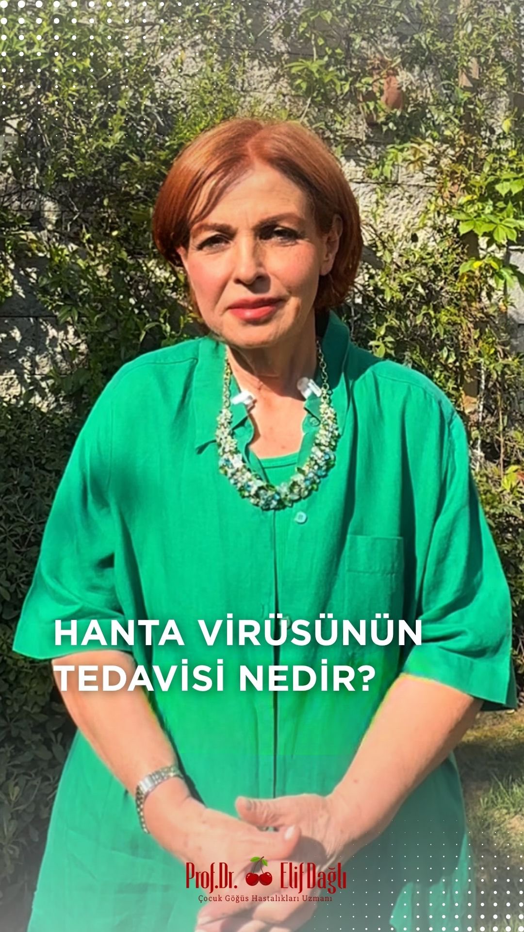 Hanta virüsünün tedavisi nedir?
Prof.Dr.Elif Dağlı anlatıyor...