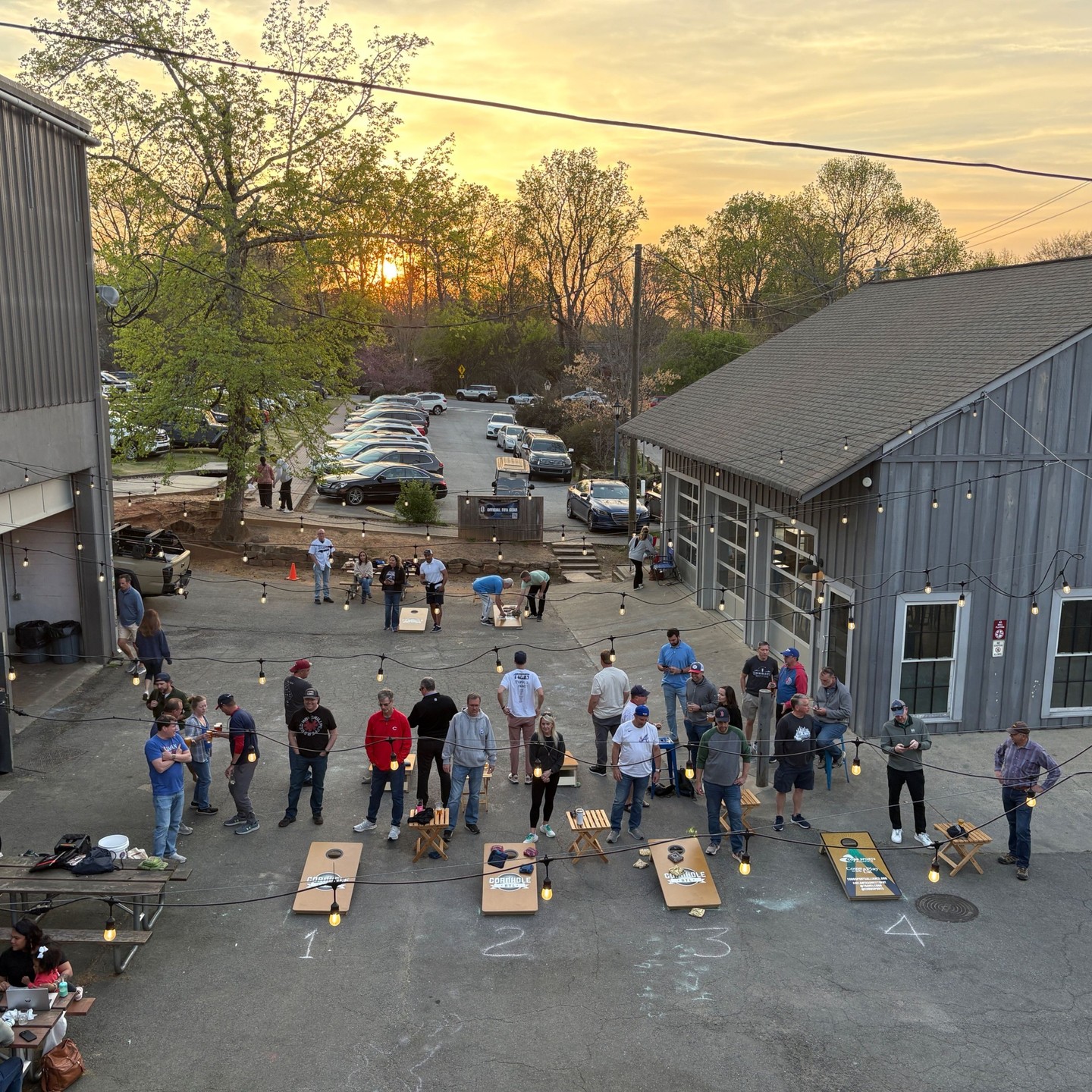 Something about cornhole nights... 😍