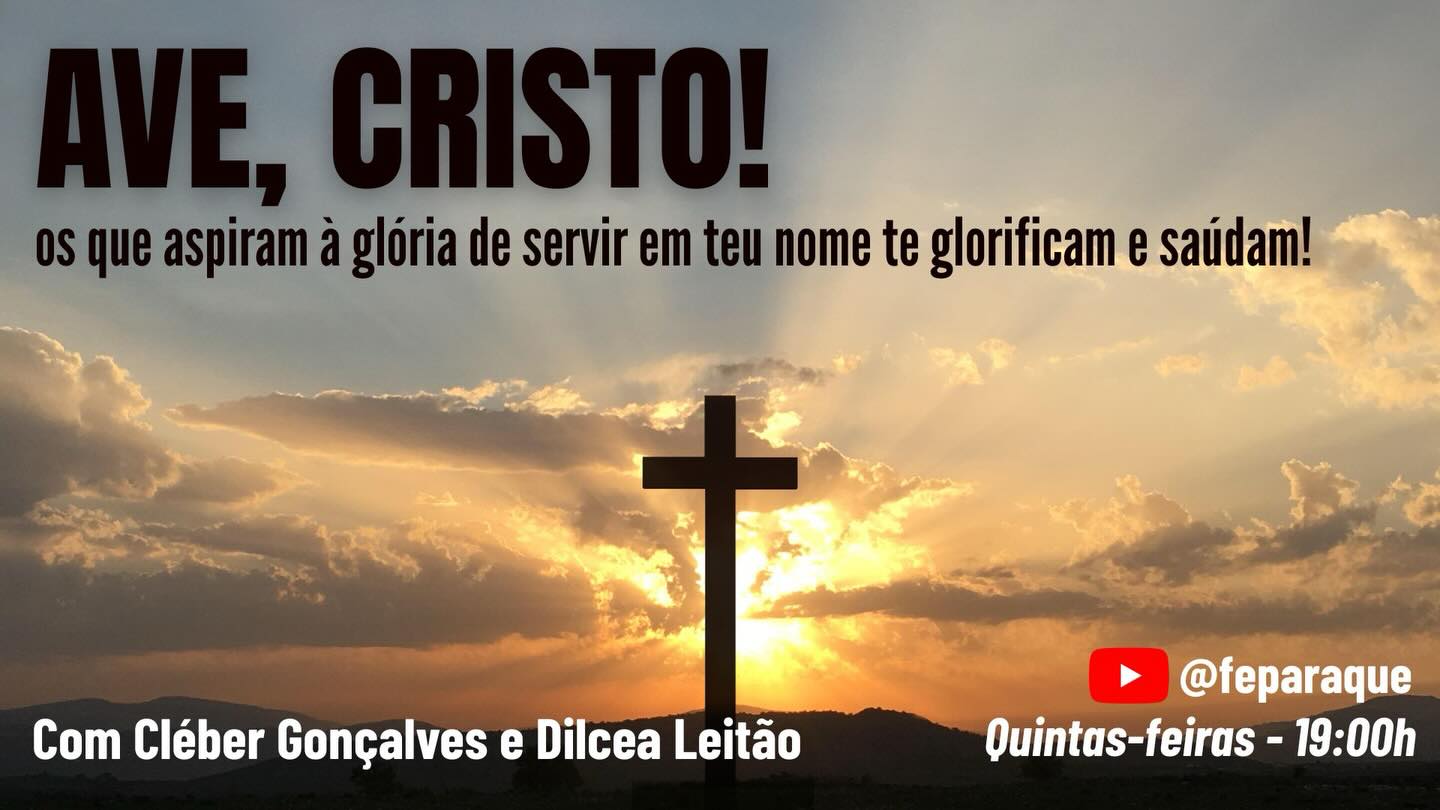 ESTREIA! 14/05 - 19:00h
YouTube @feparaque
Link nos stories.