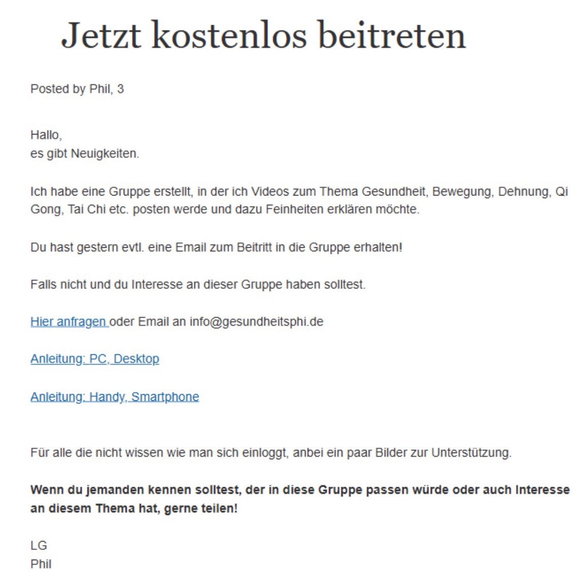 Kostenlos beitreten, Infos und Secrets erhalten und mit machen!
#frauengesundheit
#yoga #qigong #gesundheit #entspannung