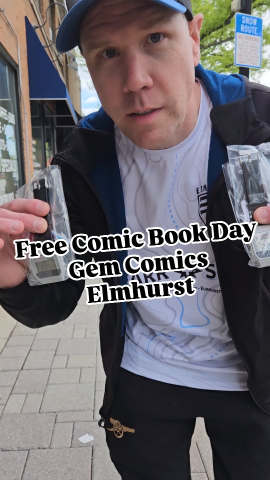 Its FR33 Comic Book Day
Hit up your local comic shops for this great event. We stopped by @gemcomicsil and I dropped a couple of Gamer 8 Bit Watches off with the two owners. They are good people.
Always fun taking my kids to the shop. My 12 yr old is a big Batman and Joker fan...dude even read The Killing Joke...while my Daughter heads for the Archie, Garfield and Dog Man titles.
I grabbed some crime noir graphic novels, myself.
Support local!
#comicbooks #exploreelmhurst #shopsmall #shoplocal #nerd