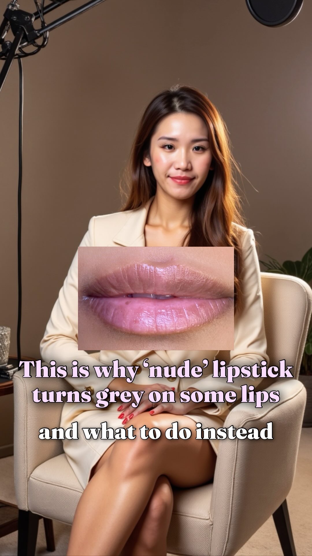 This is why “nude” lipstick turns grey on some lips: your natural pigment mixes with the shade, not always in a cute way. Want nudes that pop? Balance your base first—no more guessing. 💄✨
#MythBustingBeauty #NoMoreGreyLips #DarkLipCorrection #NudesThatWork #RealSolutions
