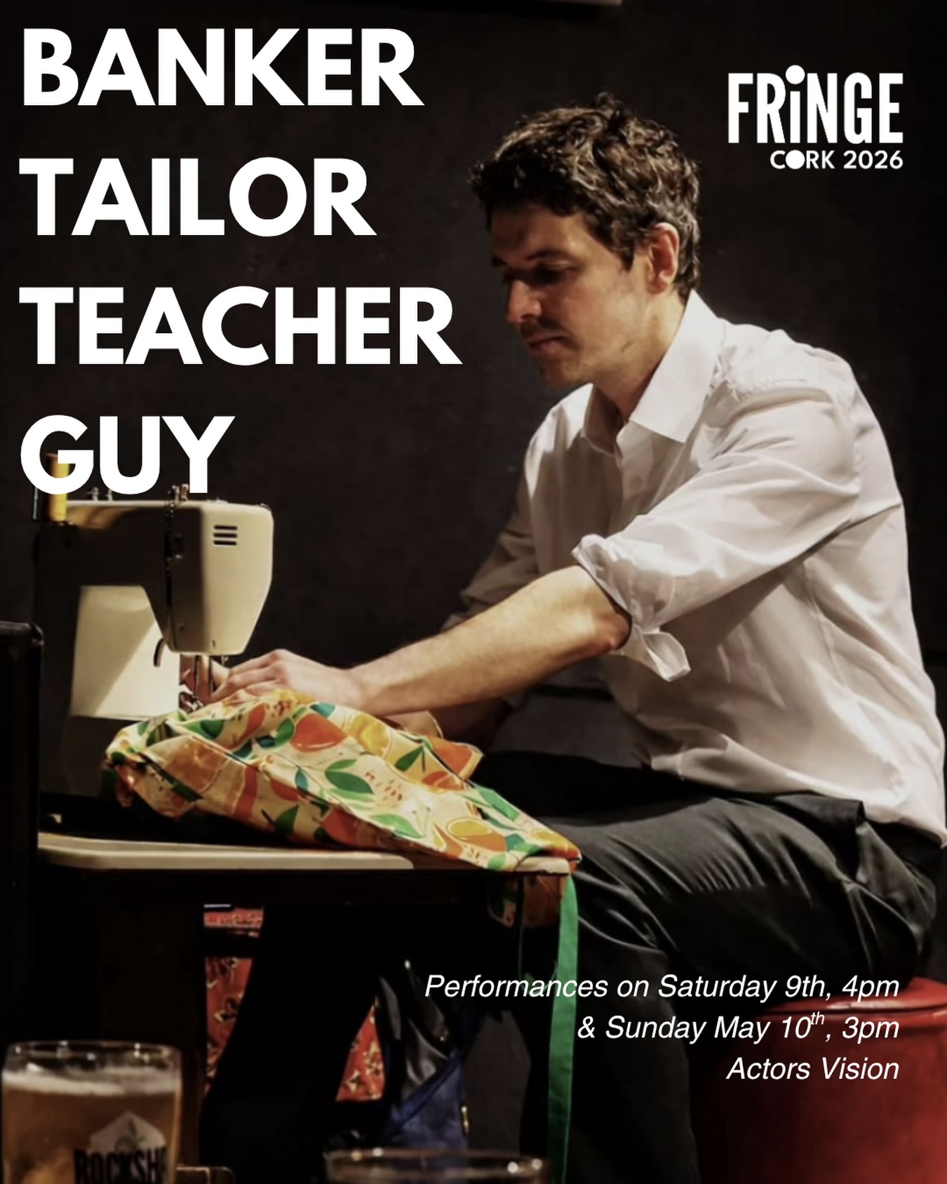 Catch Banker Tailor Teacher Guy this weekend! Live sewing and storytelling with Neil O’Dwyer 🪡