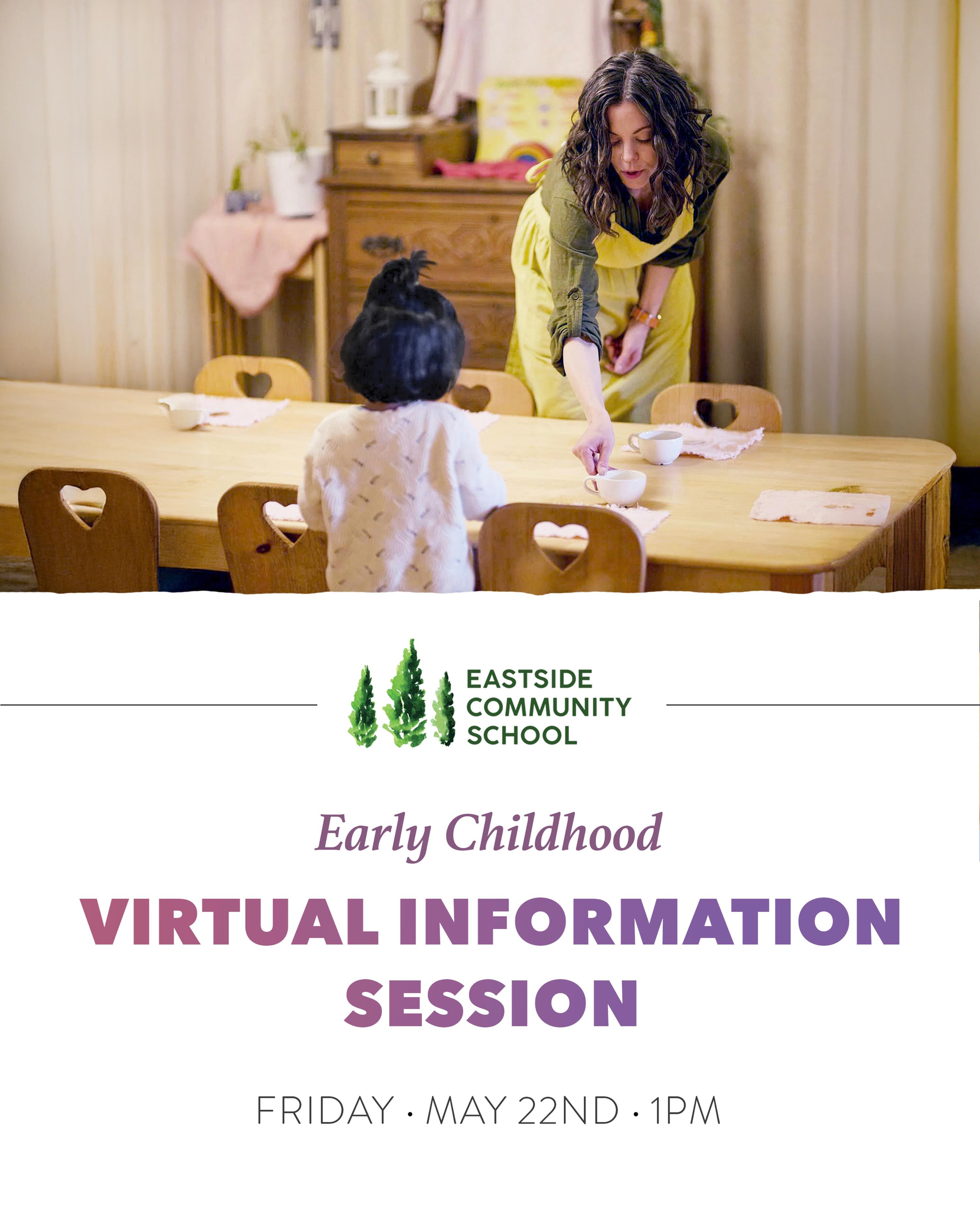 🌸 Curious about Early Childhood at Eastside Community School?
Join us for an Early Childhood Virtual Information Session on Friday, May 22nd at 1pm to learn more about our Waldorf-inspired program, ask questions, and connect with members of the ECS community and Early Childhood teachers. Whether you’re just beginning to explore or already imagining your child here, we can’t wait to meet you!
👉Use link in bio to learn more and RSVP.
#ECS #eastsidecommunityschool #waldorf #earlychildhoodeducation #earlychildhood