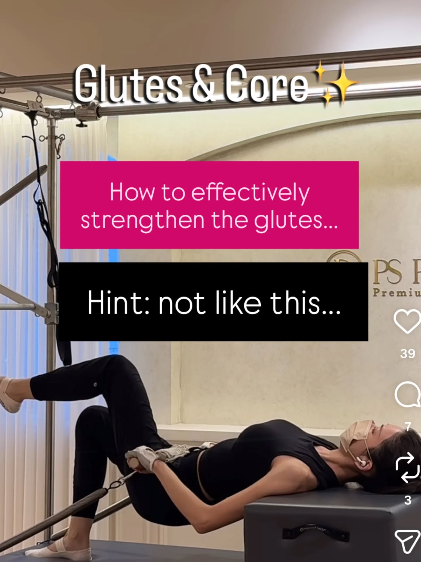 If we want to understand how much load a muscle is actually receiving, we need to look at the direction of the external force relative to the joint and the muscle’s line of action.
In this example, the spring is pulling at an angle. That doesn’t mean the glutes aren’t working — they absolutely are. But they may not be working as much as we think they are.
Why?
Because every force can be broken down into it's vertical and horizontal components.
So even though the spring might have a certain amount of total tension, only part of that force is actually contributing to the hip extension demand placed on the glutes.
In other words, assuming the glutes are receiving all of the spring tension would be incorrect, because only a portion of that force is acting in the direction that challenges hip extension.
This is where understanding biomechanics becomes really useful.
Because once we understand force direction, we can better predict:
• which exercise variations will feel easier or harder
• which setups place greater or lesser demands on the hips
• and how much mechanical load is likely reaching the target tissue
For example, in the second variation shown, the spring direction lines up much more closely with the line of action of the glutes. That means a much larger proportion of the spring tension is contributing to hip extension demand — so the glutes are likely receiving a greater loading stimulus.
And beyond exercise selection…
Strength adaptations also require adequate intensity.
Meaning: if the goal is building strength or muscle, we likely need enough mechanical demand and to work relatively close to muscle failure.
Good programming isn’t random exercise variation.
It’s understanding load, force direction, adaptation, and intent.
Comment COMMUNITY and I’ll send you a free 2-week trial to my Pilates Teachers Community where we dive into biomechanics, pain, strength training, programming, and modern evidence-based Pilates.
