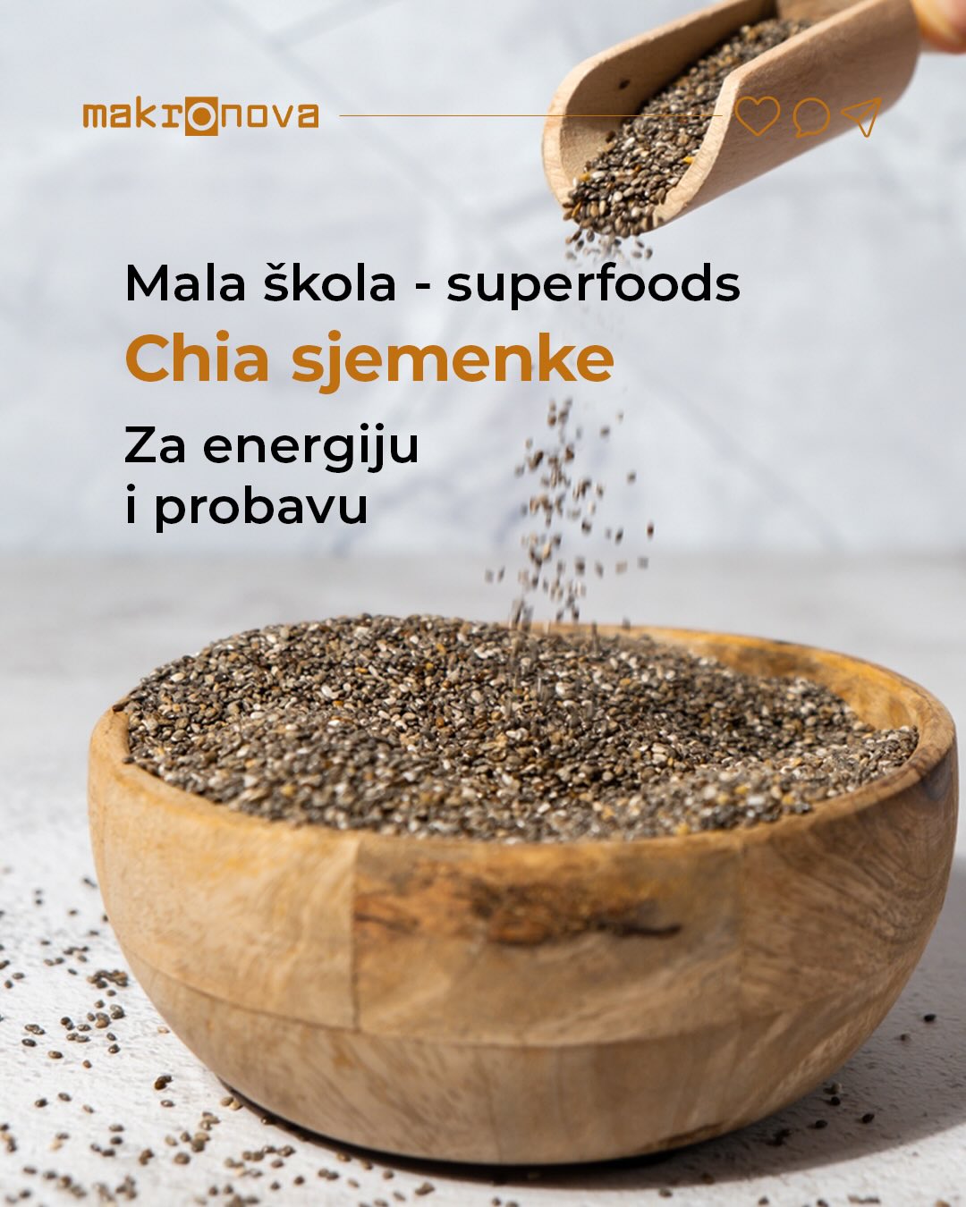 MALA ŠKOLA CJELOVITIH SUPERFOODSa
Upoznaj superfoods – namirnice prepune nutrijenata koje hrane tvoje tijelo iznutra.
Ove cjelovite namirnice iz prirode bogate su vitaminima, mineralima, antioksidansima i zdravim masnoćama.
Naših TOP 5 koje ti preporučamo:
• Chia sjemenke – za energiju i probavu
• Avokado – zdrave masti za mozak i srce
• Borovnice – antioksidansi za imunitet
• Kvinoja – kompletan biljni protein
• Špinat – vitaminska bomba za svaki dan
Dodaj ih u smoothie, salate, doručak ili jedi kao zdravi snack – jednostavno i brzo!
👉 Koji je tvoj omiljeni cjeloviti superfood? Piši u komentare!
#superfoods #healthyfood #zdravaprehrana #cjelovitaprehrana #wellness