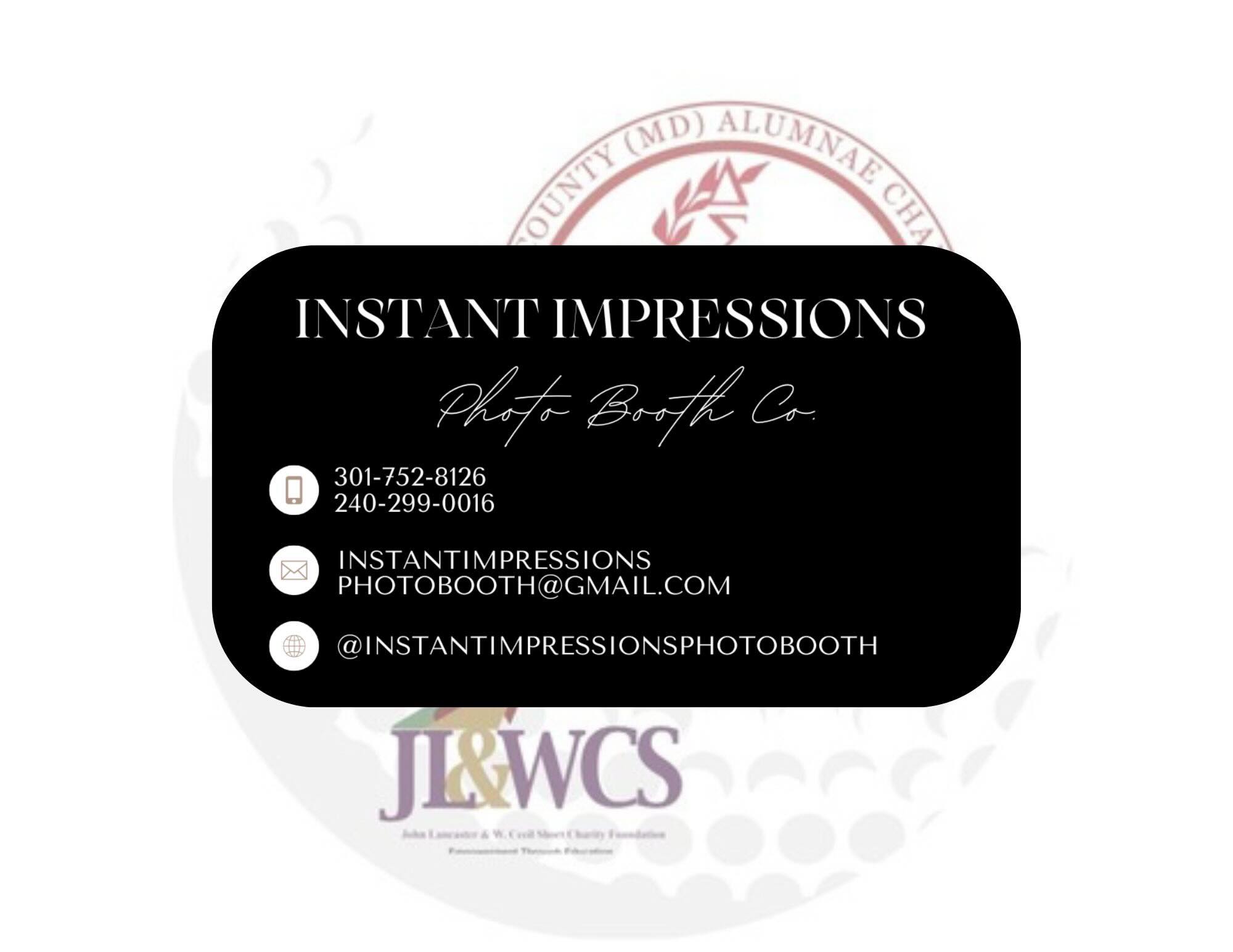 Thank you to Our Southern MD Golf Classic Hole Sponsor:
Instant Impressions
Your support is Appreciated 👏🏾👏🏾👏🏾