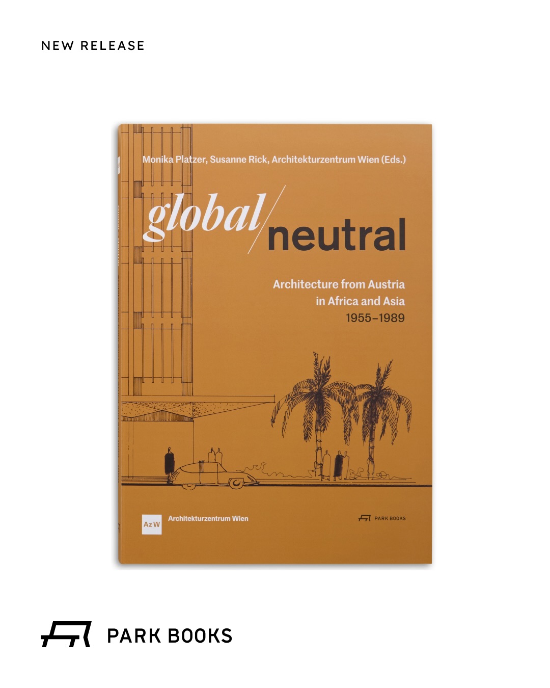 Global – Neutral. Architecture from Austria in Africa and Asia 1955–1989
Global—Neutral embarks on an architectural search for traces in postcolonial contexts. It documents buildings and projects by Austrian architects in African and Asian countries realized between 1955 and 1989—a period of global political upheaval during which numerous states gained independence from European colonial powers and international cooperation was increasingly marked by Cold War tensions. Designs by Djamshid Farassat, Hans Hollein, Shahrzad Seradj-Kraupp, Helene Koller-Buchwieser, Norbert Heltschl, Carl Pruscha, Hannes Lintl, Roland Rainer, and Anton Schweighofer, among others, illustrate transnational dimensions and reveal surprising connections between Austria and the Global South.
In seven chapters, lavishly illustrated with reproductions of plans, images of models, photographs, and other documents from Architekturzentrum Wien’s collection, the book guides readers through the complex entanglements of architecture, geopolitics, development cooperation, and transnational knowledge exchange. Scholarly essays and other contributions by international authors expand on historical, political, and cultural contexts and offer local reflections from Nepal, Indonesia, Nigeria, and Abu Dhabi.
***
Edited by Monika Platzer, Susanne Rick and the Architekturzentrum Wien Az W
@architekturzentrum_wien
Book design by Rainer Dempf, Steinbrener/Dempf & Huber
@steinbrenerdempfhuber
Printed by Bösmüller, Stockerau, Austria
#parkbooks #architekturzentrumwien #globalneutral #globalentanglements #austrianarchitecture
