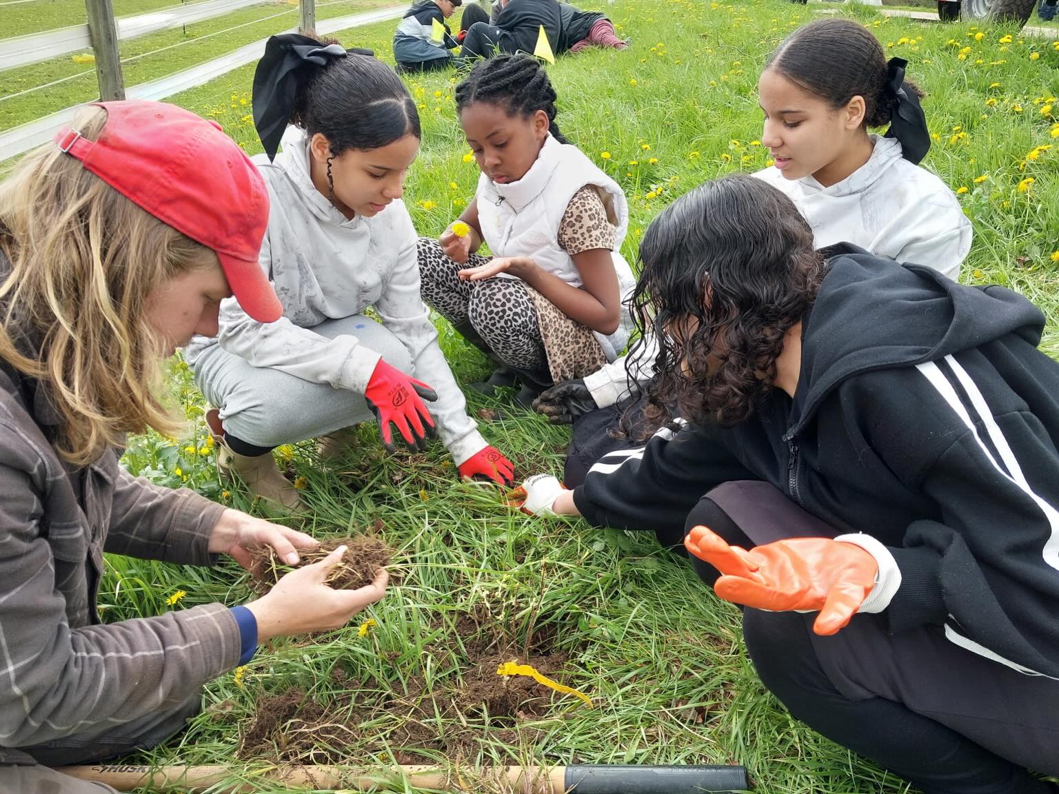 Last week, MFAI staff and UW Extension partners had the honor of working with some of the next generation of America’s farmers at Beulah Family Homestead in Elkhorn, WI.
Young volunteers from Victory Christian School joined us to learn hands-on tree planting skills while helping plant hazelnuts and other native trees and shrubs at @beulahfamilyhomestead, one of our agroforestry demonstration sites.
At Marcus and Efueko Landry’s 13-acre property, youth are invited to explore the intersections of nature, stewardship, and community. They did an incredible job of getting these trees into the ground and off to a strong start.
Want to join us for an upcoming volunteer day? All ages are welcome!
We’ll be at @hawthornglenmke TOMORROW (May 9) and Kohl Farm on May 16. Come get your hands dirty, learn something new, and help us plant for the future 💚
Visit michaelfields.org/event-list to learn more and sign up!