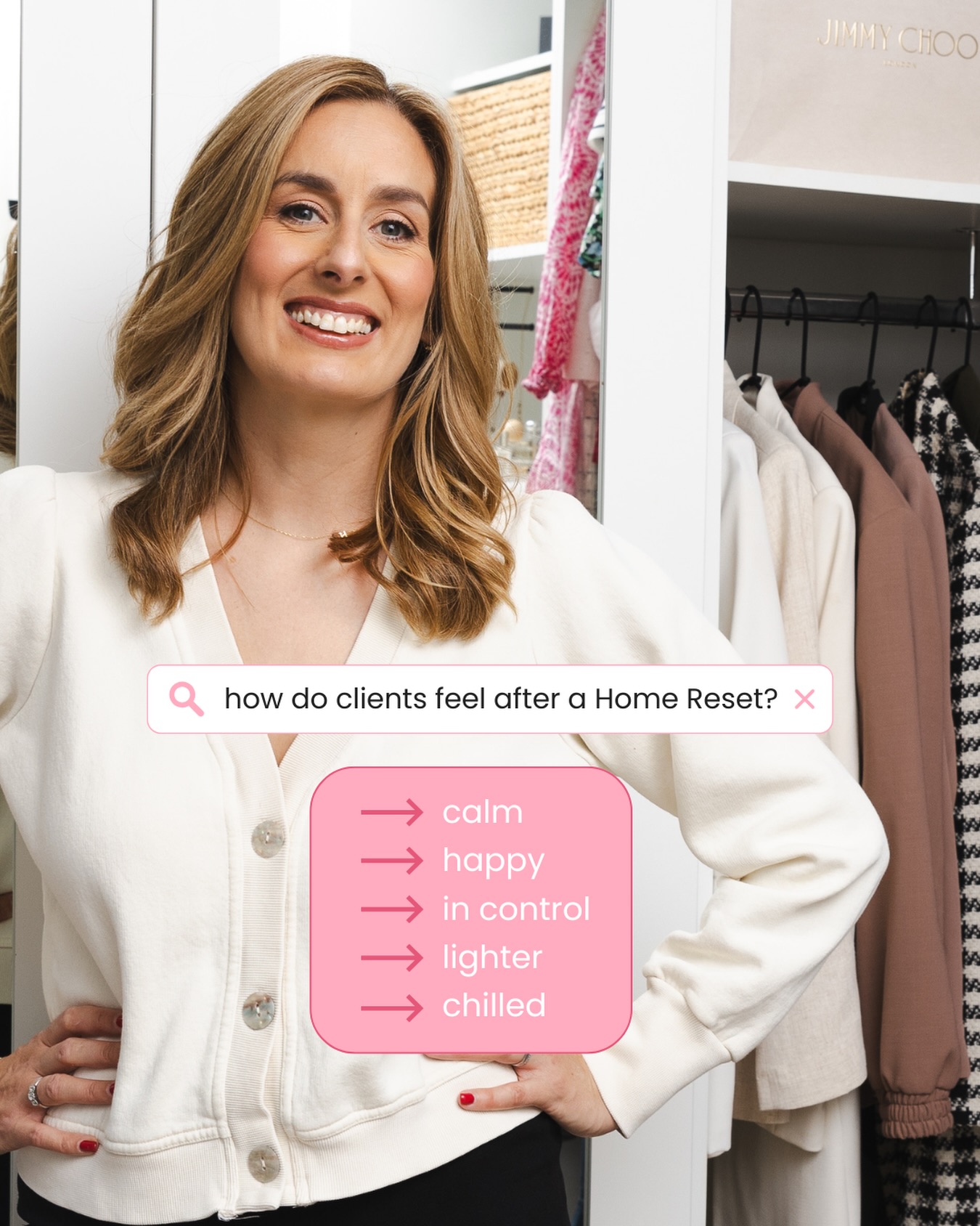 Your home should be your happy place 🏠 I always say that having a Home Reset is like having a mind reset..
A tidy & organised space promotes the feeling of calm & order, making it easier to unwind and relax, which is exactly why I love what I do 🙋🏼♀️
Here’s how clients have said they feel after a home reset 🌟
Don’t hesitate to get in touch if this resonates with you, we’re always happy to help 💓
#thehomereset #professionalorganiser #homeorganization #declutter
