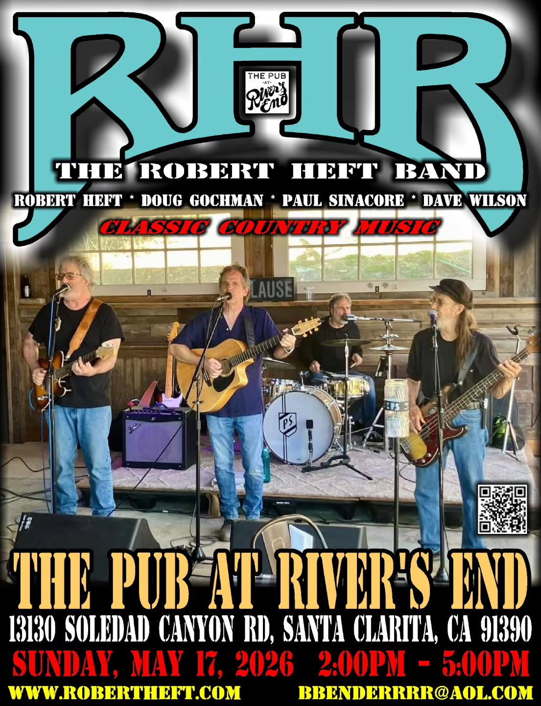 Every 3rd Sunday of the month we are blessed to have the Robert Heft Band return to our humble digs and give the skillful and smooth grooving county sounds that we require.
Pairs well with honey buttered cornbread and a slice of our world famous brisket cooked just right for your protein supplementation 😋
