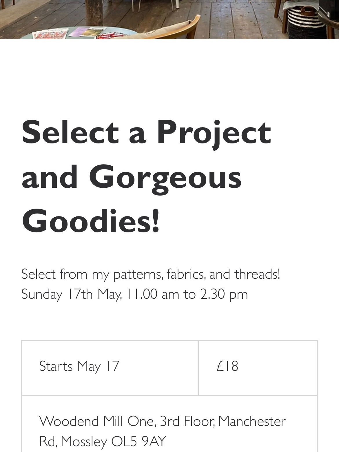 I am planning a lovely day at the studio next Sunday!
It's one of those days where you can choose from my patterns, threads, and fabric stashes.
The session is specially priced at £18, which includes all materials, tuition, and tea and coffee made by Barry the Barista.
My studio is at Woodend Mill in Mossley, which is close to Manchester and Saddleworth, in an old cotton mill overlooking the canal.
#mossley #workshopsinmanchester #embroideryworkshop
