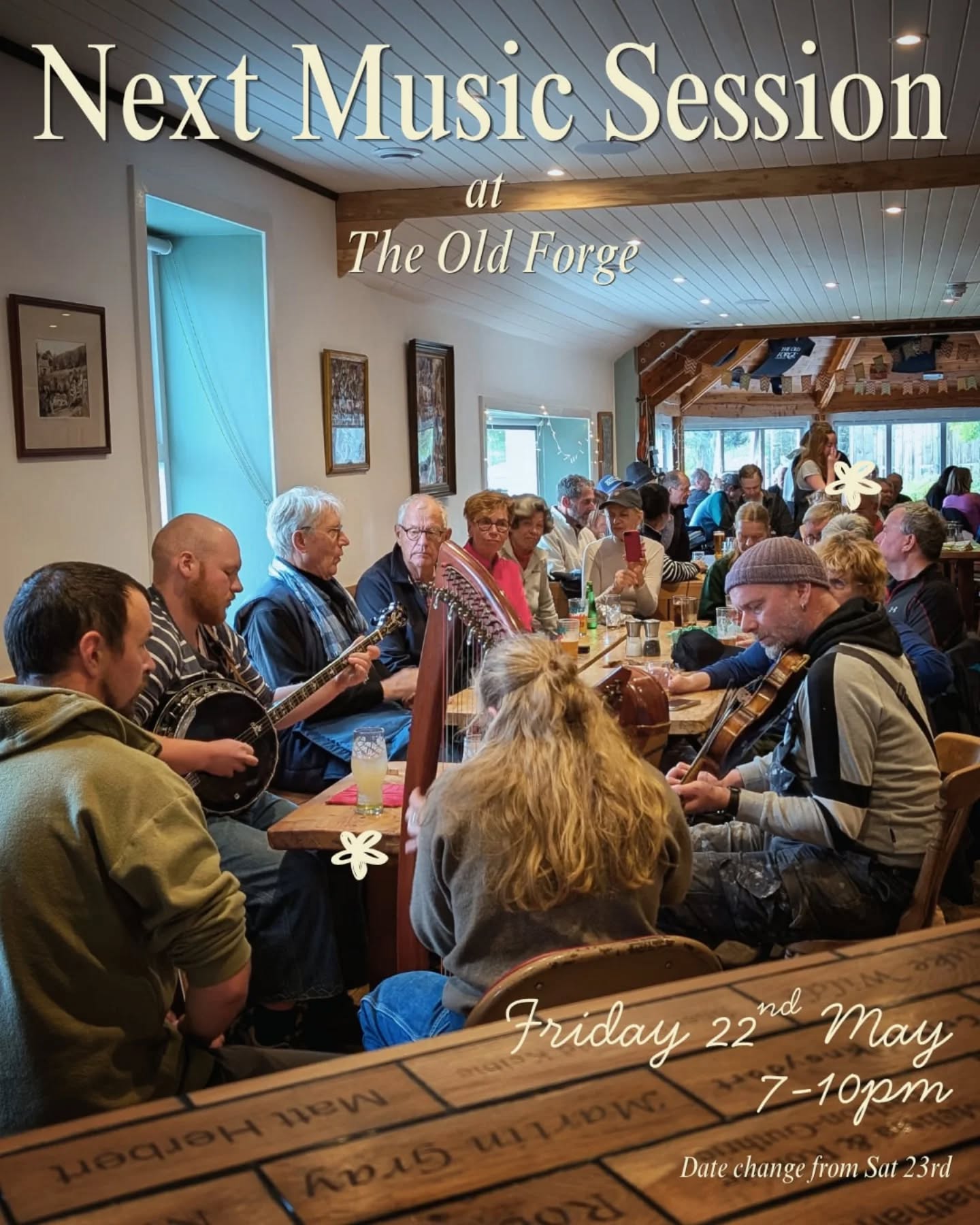 🎻 Change of date for our next session, moving a day early to Fri 22nd May 🎻