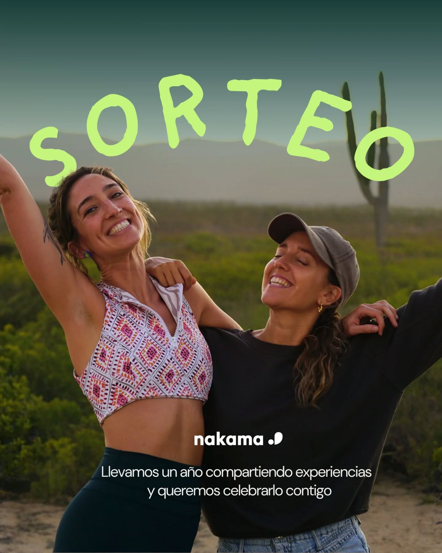 Hace un año empezamos Nakama.
Sin saber muy bien hasta dónde nos iba a llevar.
Creamos primeras veces que no se olvidan. Risas, selva, mar, conexiones y experiencias compartidas en grupo. Y sobre todo, algo que no esperábamos: la comunidad tan top que se está formando.
🤩 Para celebrarlo, hemos preparado un sorteo especial de aniversario: un kit de viajero Nakama que incluye camiseta, bolso, botella de agua reutilizable, protector solar mineral y stickers.
¿Te apuntas? Participar es muy fácil:
1️⃣ Sigue a @nakama.thetravelmakers
2️⃣ Etiqueta a 3 personas en comentarios (¡cuantos más, mejor!)
3️⃣ Opcional: comparte en stories y etiqueta nuestra cuenta.
🗓 Participa hasta el 17 de mayo.Ese mismo día anunciaremos el ganador.
✈️ Nuestros viajes son para grupos reducidos, llenos de risas, mar y experiencias locales que dejan huella 🌱
Viajes programados para 2026: Panamá 25 de julio y Colombia 7 de agosto.
Durante mayo lanzaremos las nuevas experiencias de septiembre a enero de 2027‼️
#sorteo #nakama #viajegrupal