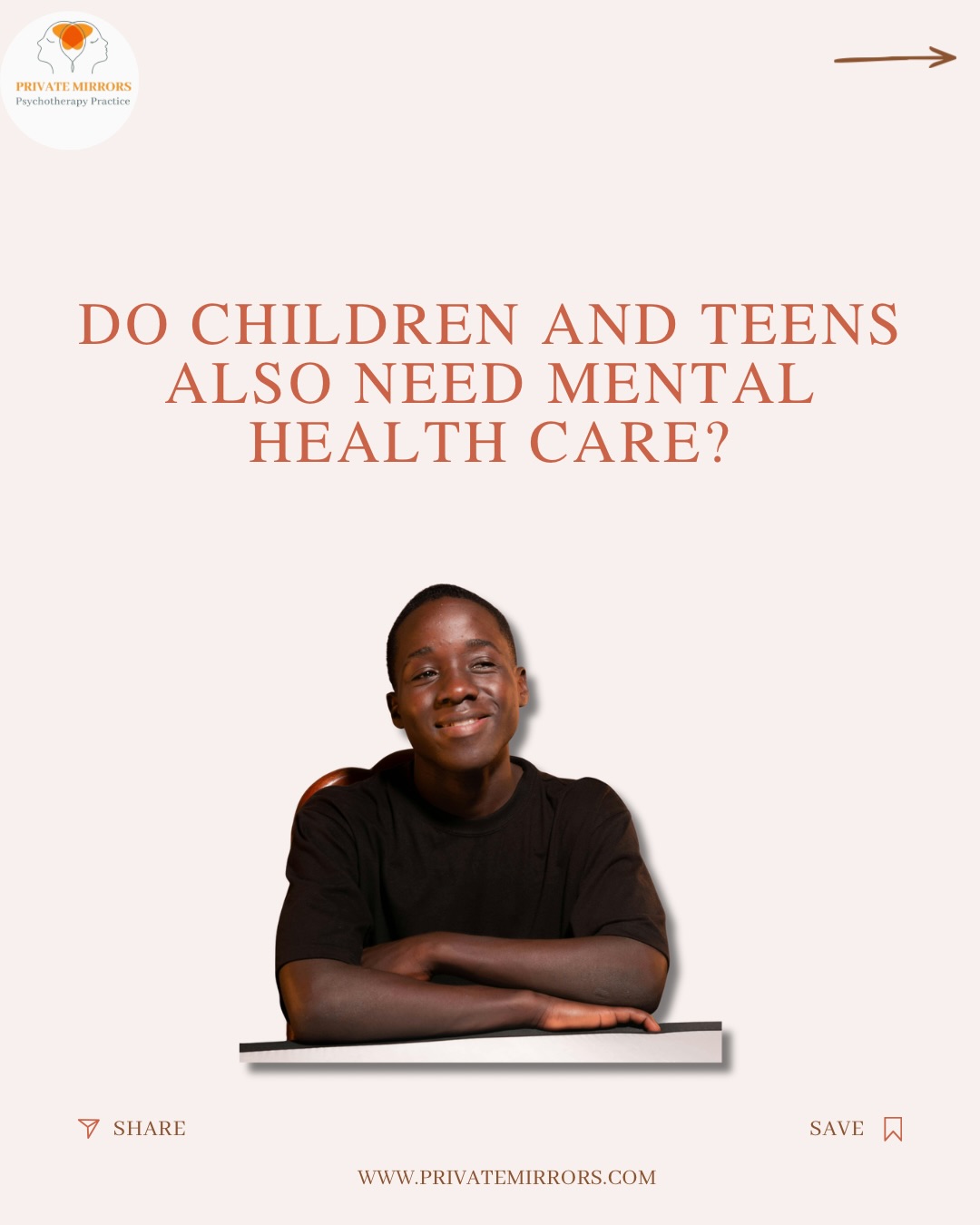 Their feelings are real. Their healing matters. Mental health care isn’t just for adults, our children and teens need it too. 💙
Here’s a list of Nigerian Therapists & Organisations for Children & Teens:
1. MANI – Mentally Aware Nigeria Initiative
2. Synapse Services
3. Olive Prime Psychological Services
4. 360 Psyche
#privatemirrors