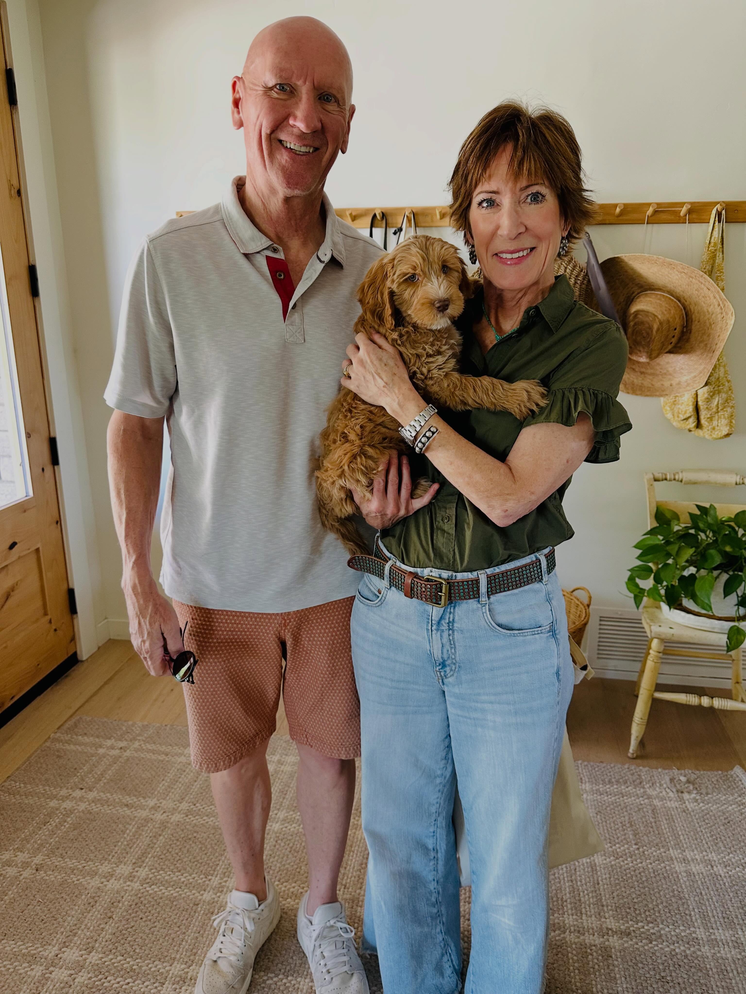 Ollie is one lucky puppy, and now living the life between Tucson and Santa Feโค๏ธ๐ถ