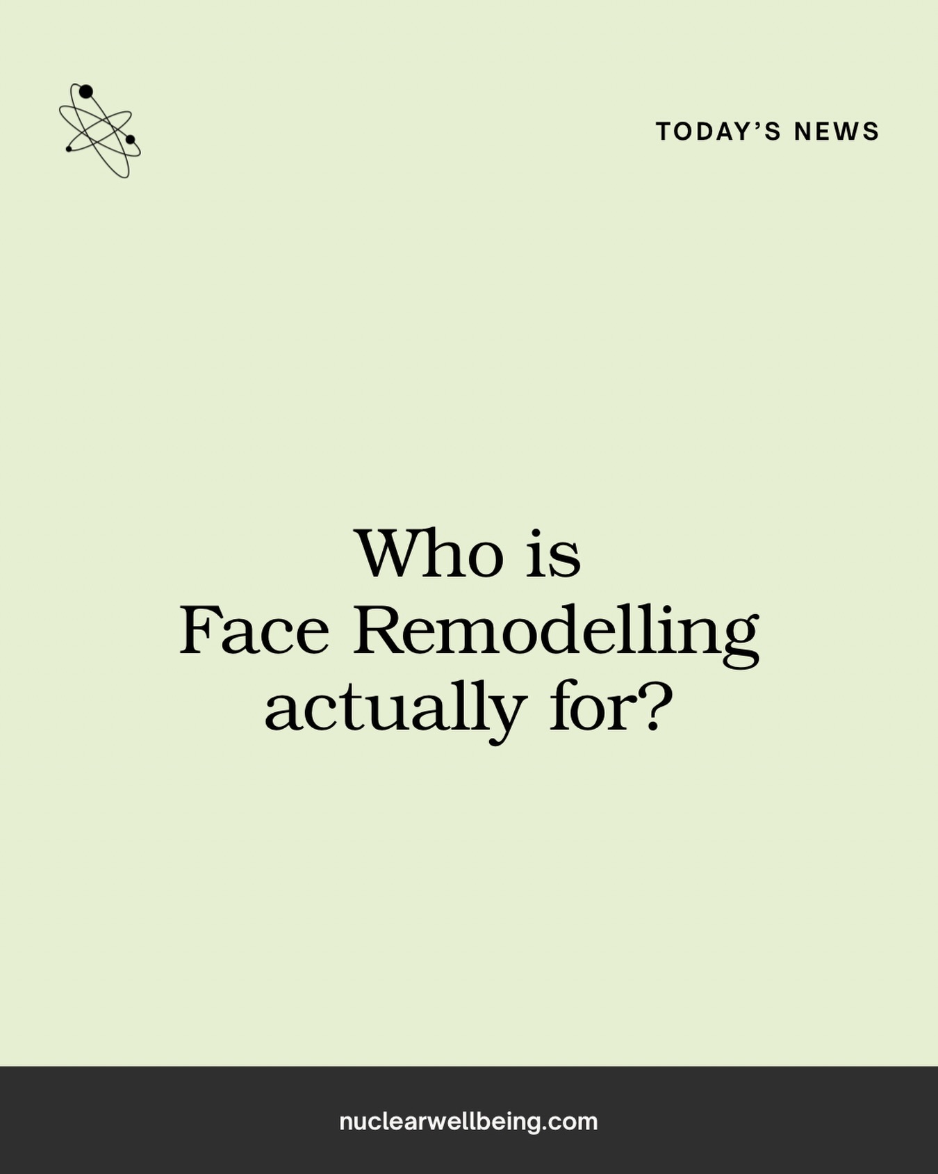 Who is Face Remodelling actually for?
It’s for the person who carries tension in their jaw without realising it. Who clenches at night, or holds their face tight through a long day, or has headaches they’ve stopped questioning.
It’s for the person who’s noticed changes in their face — asymmetry, loss of definition, lines that have deepened — and wants to understand why. Because most of it comes from muscular and fascial patterns that have built up over time. And those respond to skilled manual work.
It’s for the person who wants something structural and considered — not a surface-level treatment.
Bookings opening very soon. More this week.
→ www.nuclearwellbeing.com
#NuClearWellbeing #faceremodelling #clinicalmassage #Hampshire #wellbeing
