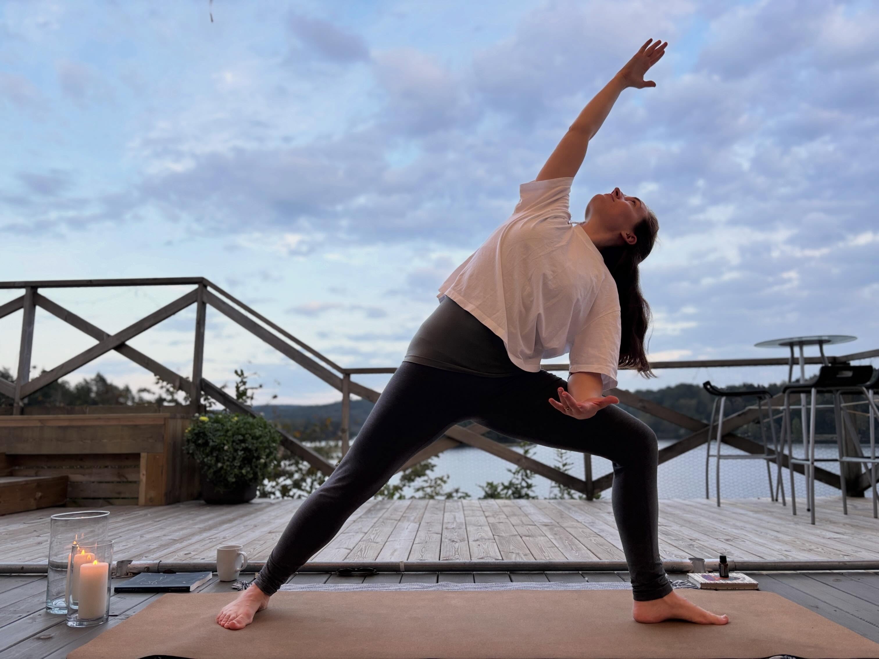 There is still time to join Romina in sunny Sweden next month for a truly special, restorative retreat! 💙💛💙
Stillness | A Yoga Retreat in Sweden
With Romina
4th - 8th June 2026
Gothenburg, Sweden
Practice Yoga twice a day on the decking overlooking the lake. Stay in cosy Scandinavian cabins. Eat delicious home cooked vegetarian meals. Saunas, lake swims, woodland walks and more.
Slow down, unplug, find balance, connect with nature and make new friends!
June is a beautiful time of year in Sweden and the days are at their longest with 18 hours of daylight! Don’t miss out and grab one on the last few spaces!