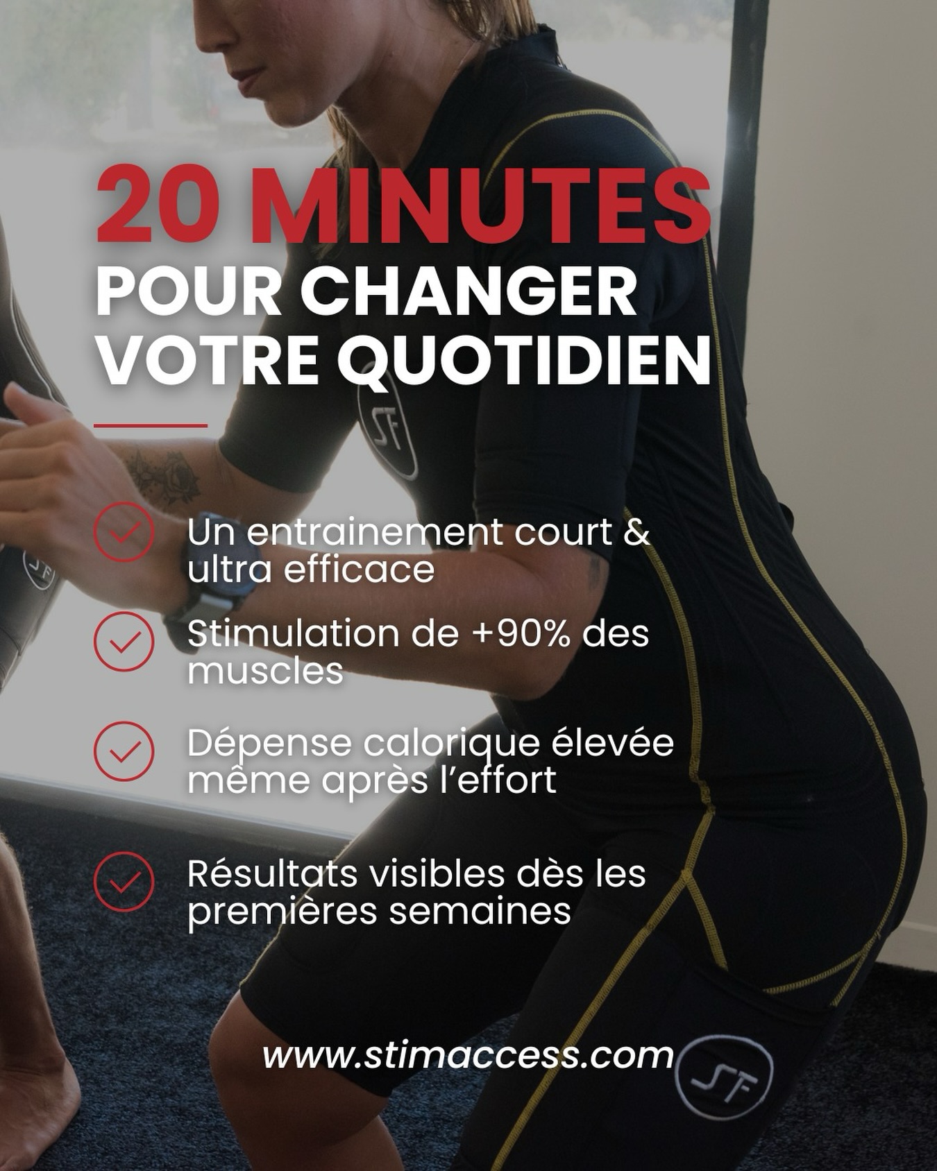 20 minutes seulement pour changer son corps ? C’est chez STIM ACCESS ! ✨
#stimaccess #sport #electrostimulation #ems