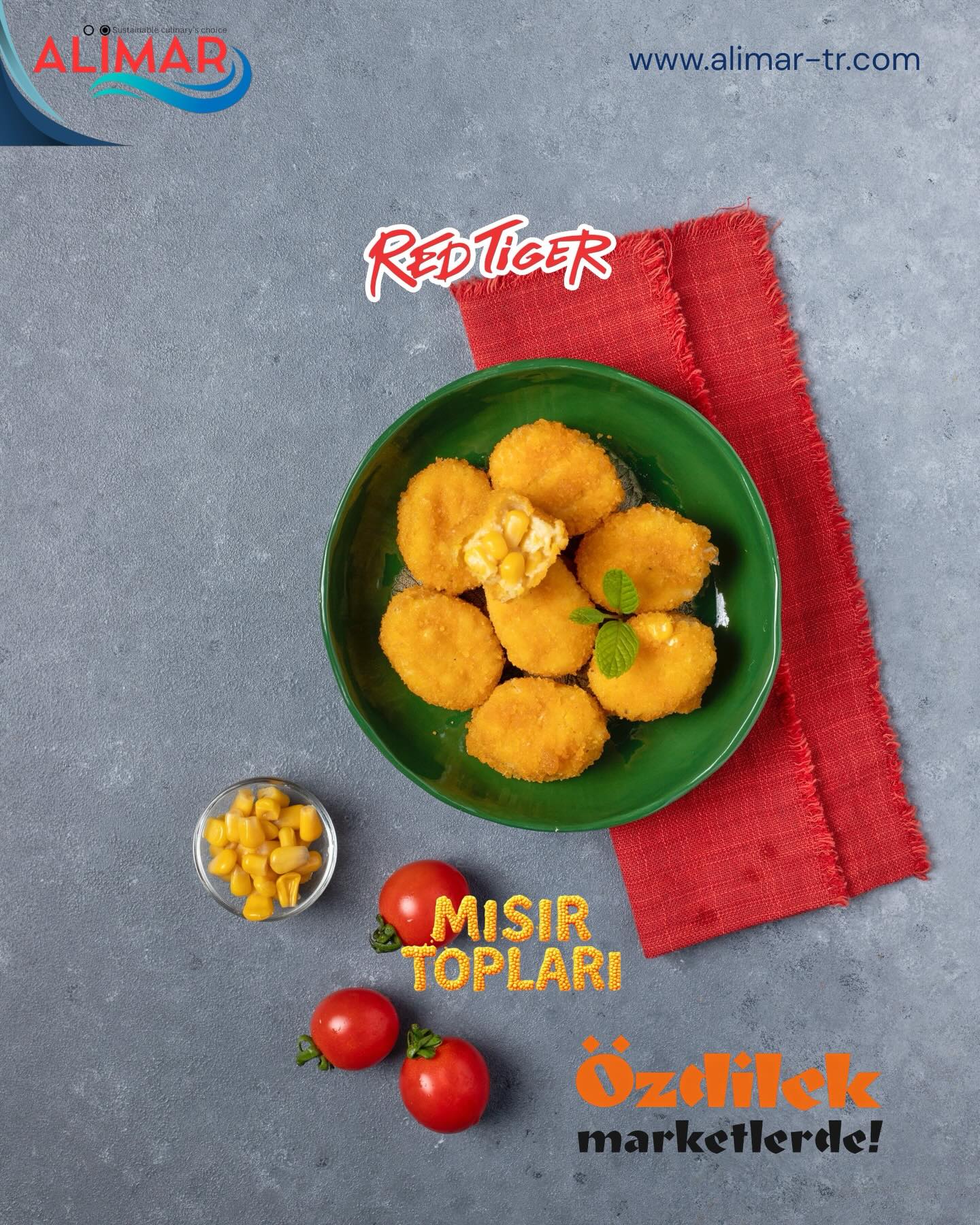 Mısır severlerin yeni favorisi Redtiger Mısır Topları artık Özdilek marketlerde!