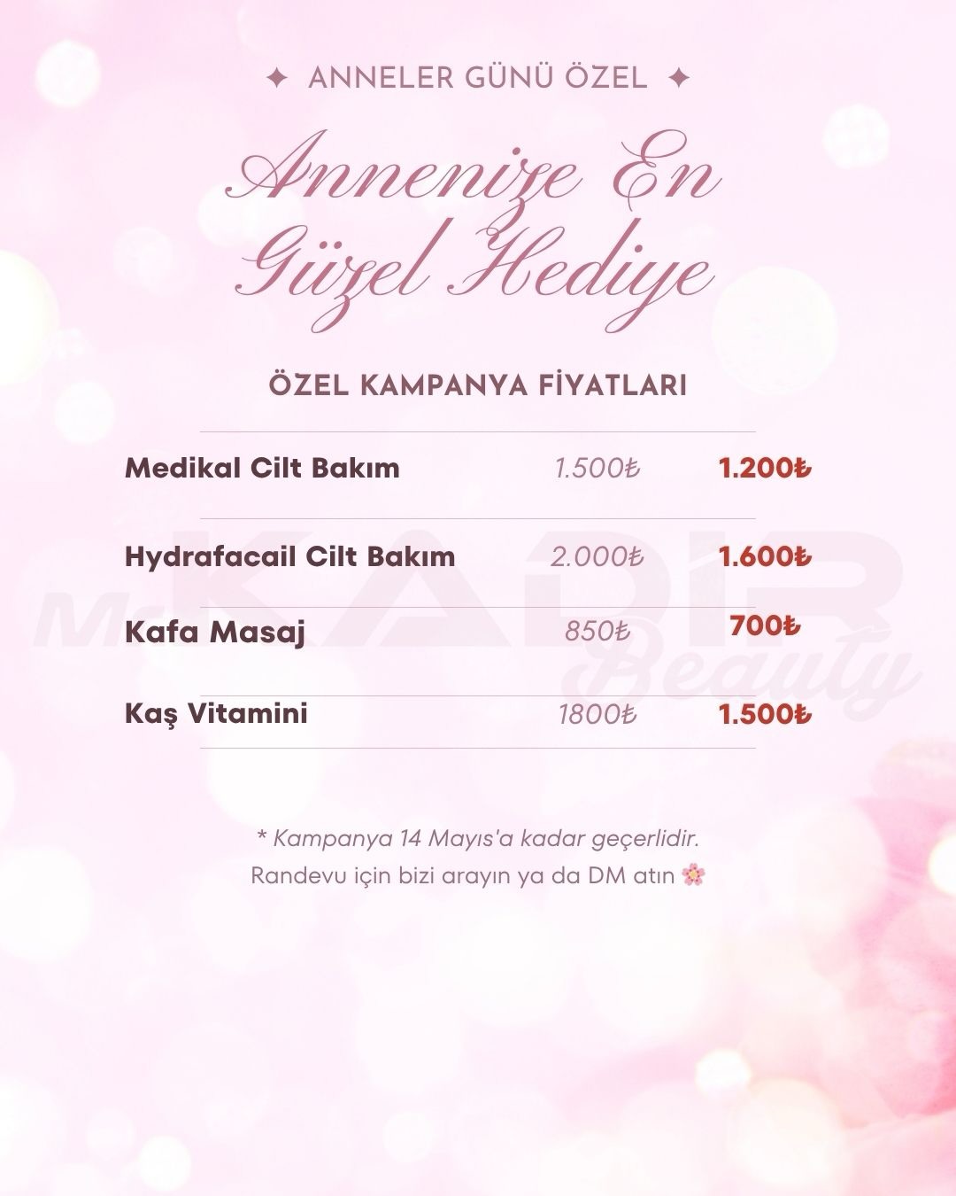 🌷 Anneler Gününe özel, hayatımızın kahramanları olan annelerimize küçük bir güzellik molası hediye ediyoruz.
Kendinizi ya da annenizi şımartmanın tam zamanı 🤍
Özel kampanyalarımız için bizimle iletişime geçin ✨
#AnnelerGünü #Şırnak #Cizre #GüzellikMerkezi #Bakım CiltBakımı LazerEpilation ProtezTırnak Microblading DudakRenklendirme BeautyCenter
