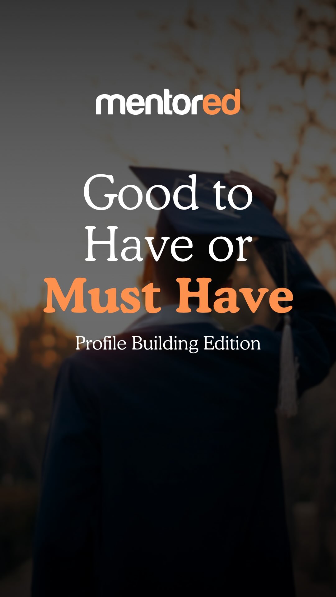 Your profile isn’t just a bio.
It’s your first impression, your pitch, your proof.
👉 Must-have: things recruiters expect
✨ Good-to-have: things that make them remember you
This reel breaks down the difference, so you don’t just qualify, you stand out.
Save this. Build smart.
And if you need expert guidance to start your profile building, you know where to find us!
#abroadeducation #studyabroad #collegecounselling #mentored #uk